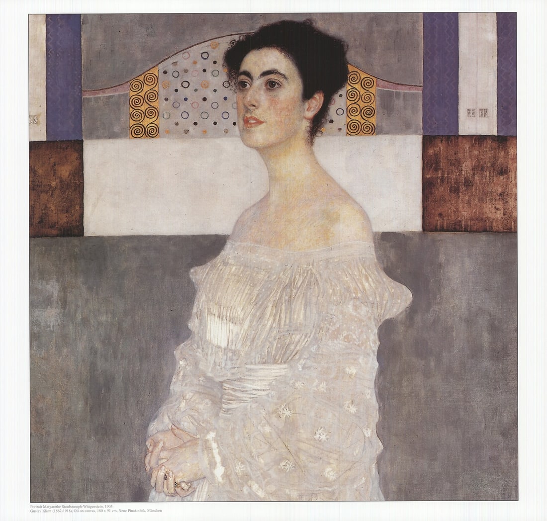 L GUSTAV KLIMT Portrait Margerethe Stonbourough-Wittgenstein 17" x 17.75" Offset: L GUSTAV KLIMT Portrait Margerethe Stonbourough-Wittgenstein 17" x 17.75" Offset This listing features L GUSTAV KLIMT Portrait Margerethe Stonbourough-Wittgenstein 17" x 17.75" Offset. Item specifics