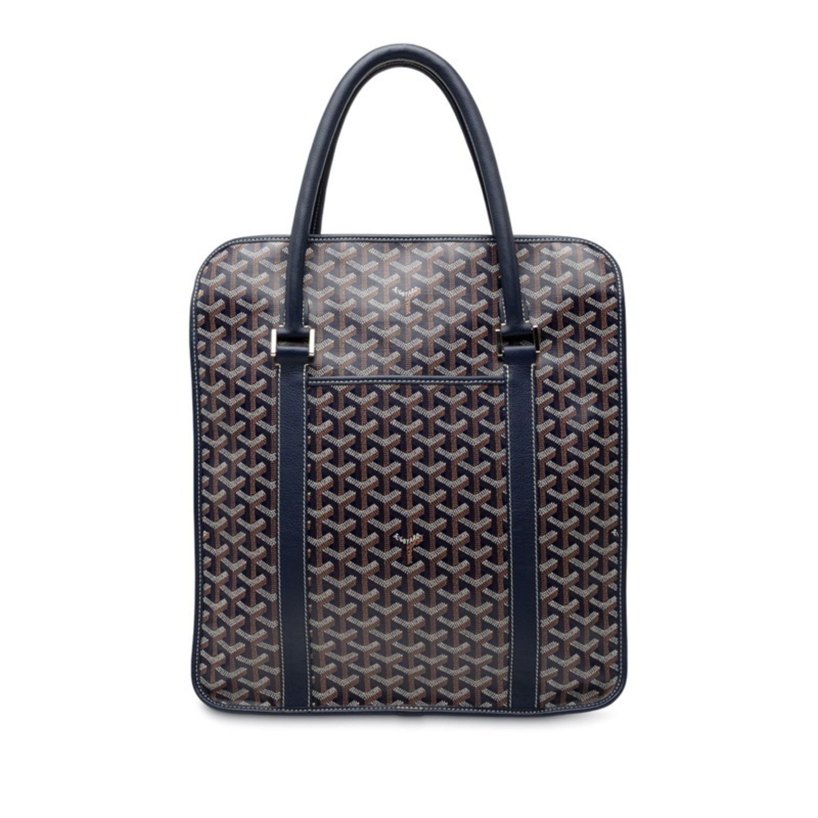 Leather - Goyard Tote Bag Pvc: Leather - Goyard Tote Bag Pvc This listing features Leather - Goyard Tote Bag Pvc. Item specifics are provided below. Item Specifics: Brand: Goyard Type: Tote Bag Material: Pvc , Leather Color: Navy