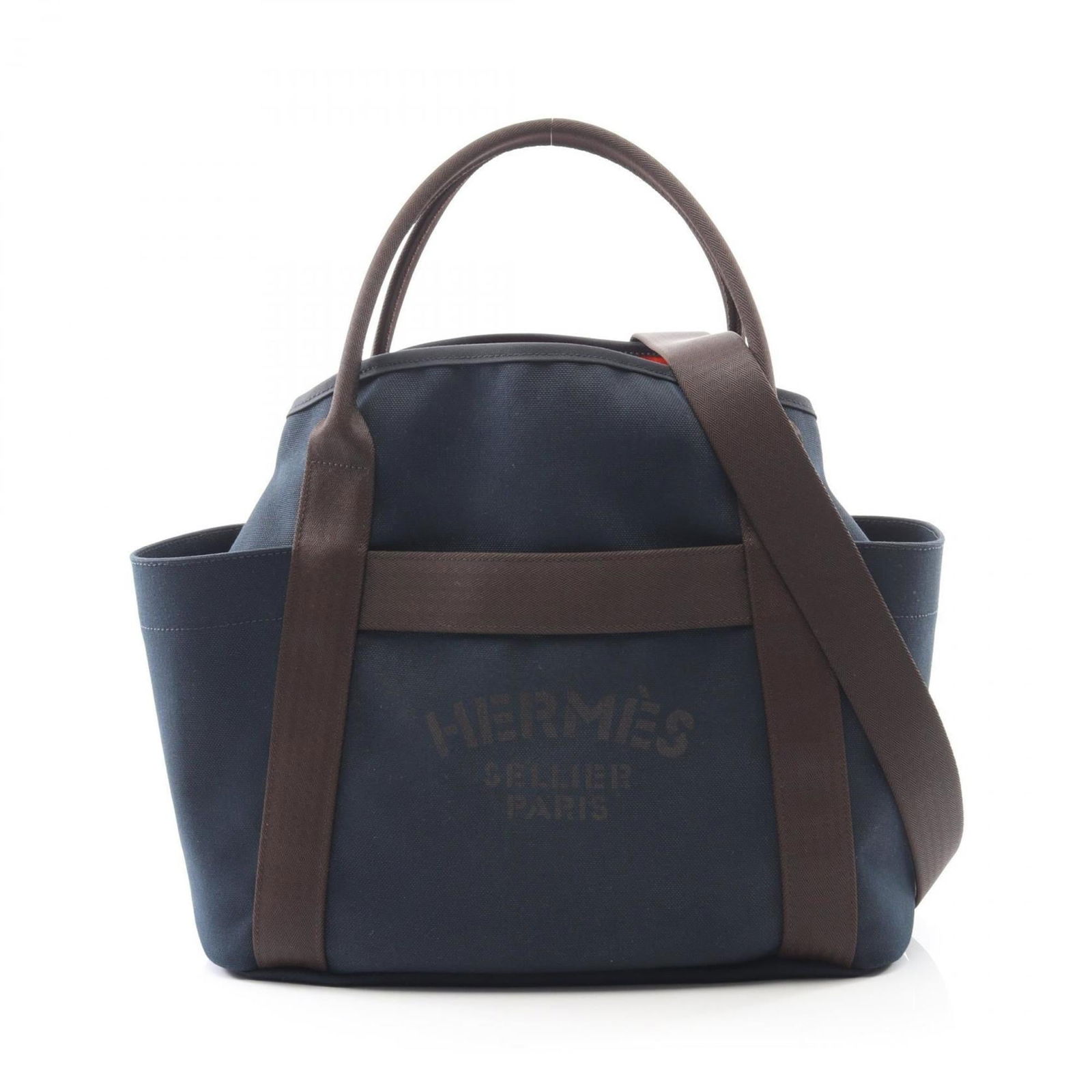Leather - Hermes Tote Bag Canvas: Leather - Hermes Tote Bag Canvas This listing features Leather - Hermes Tote Bag Canvas. Item specifics are provided below. Item Specifics: Brand: Hermes Type: Tote Bag Material: Canvas , Leather