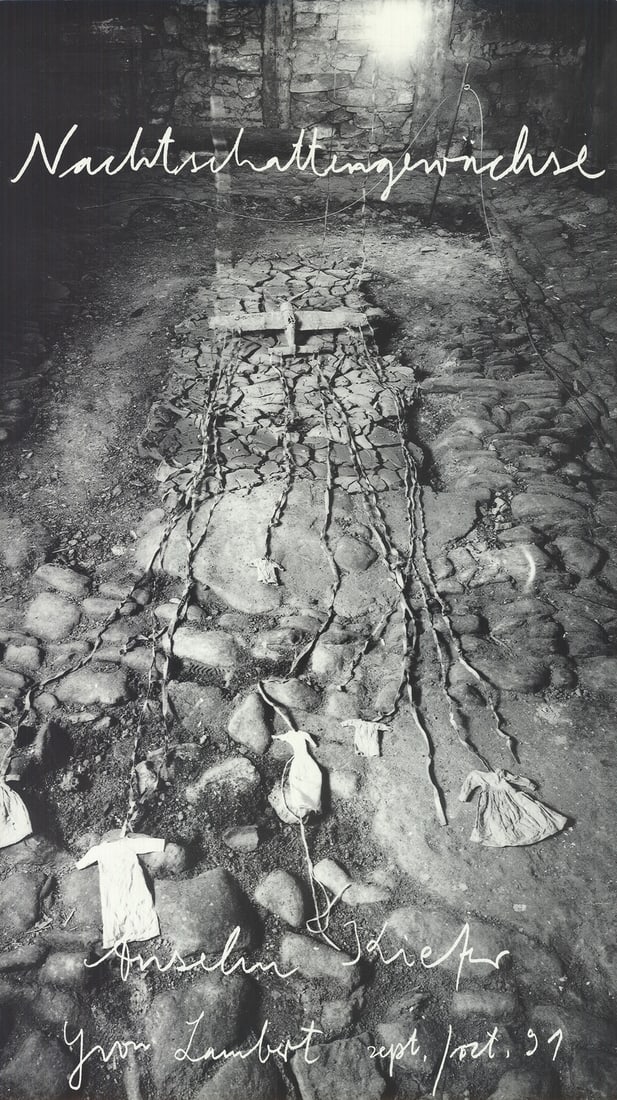 Contempora ANSELM KIEFER Yvon Lambert Gallery 35.5" x 20" Offset Lithograph 1991 (1 of 4)