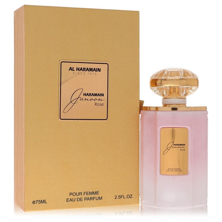 Spray Al Haramain Junoon Rose Perfume By Al Haramain Eau De Parfum: Spray Al Haramain Junoon Rose Perfume By Al Haramain Eau De Parfum This listing features Spray Al Haramain Junoon Rose Perfume By Al Haramain Eau De Parfum. Item specifics are provided below. Item