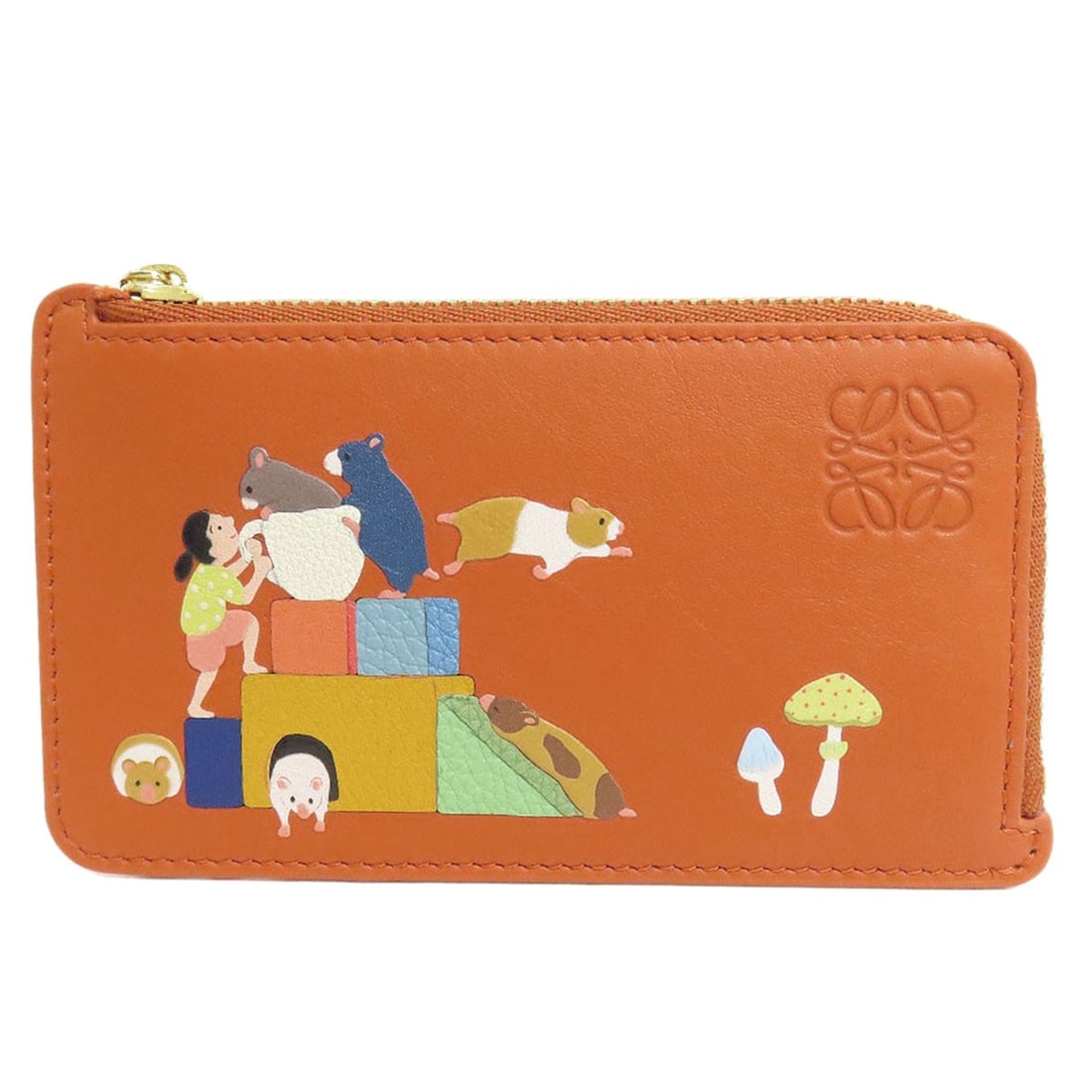 Leather LOEWE Hamster motif coin purse: Leather LOEWE Hamster motif coin purse This listing features Leather LOEWE Hamster motif coin purse. Item specifics are provided below. Item Specifics: Brand: LOEWE Style: coin purse Material: