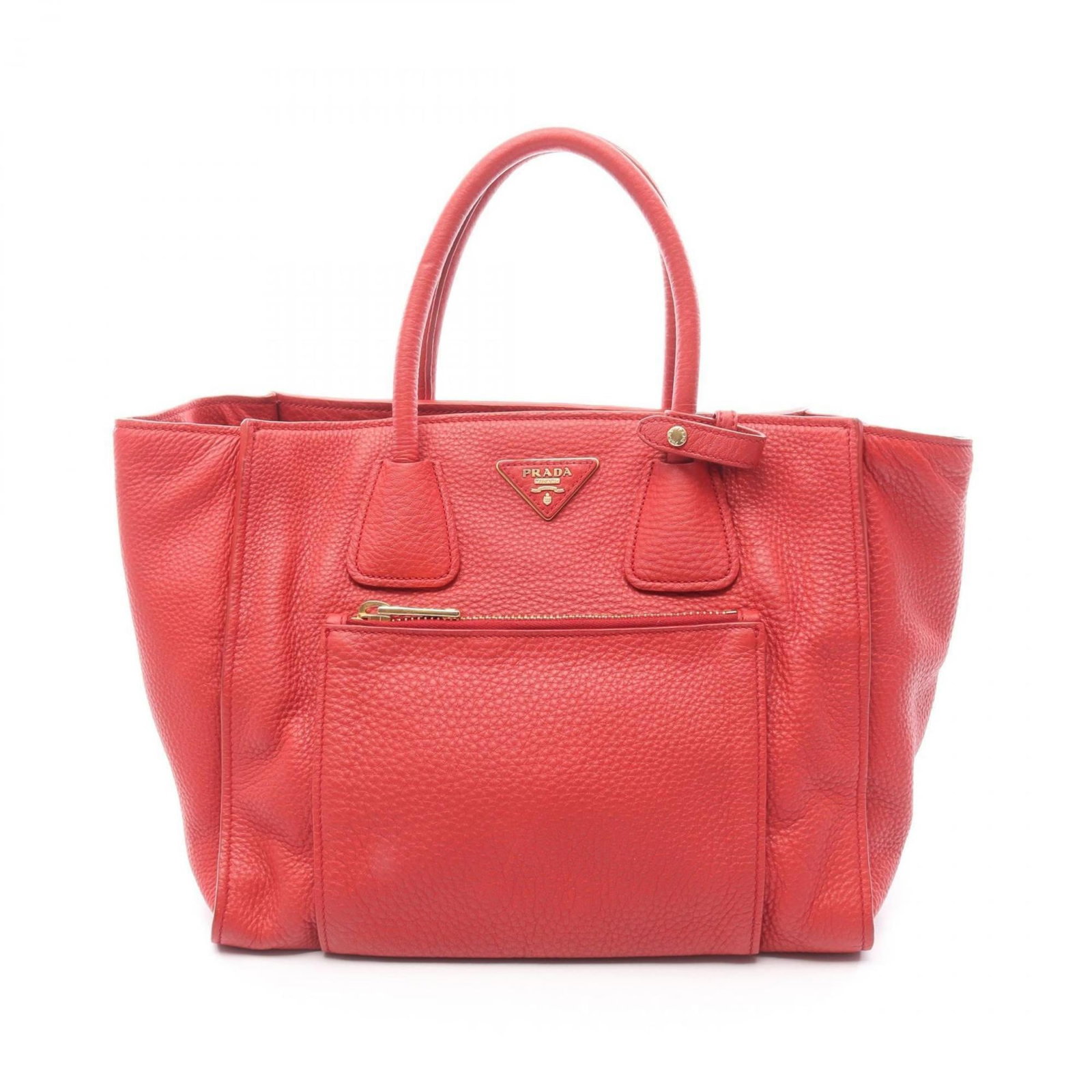 Leather Prada Tote Bag: Leather Prada Tote Bag This listing features Leather Prada Tote Bag. Item specifics are provided below. Item Specifics: Brand: Prada Type: Tote Bag Material: Leather Color: Red Color Gender: Women