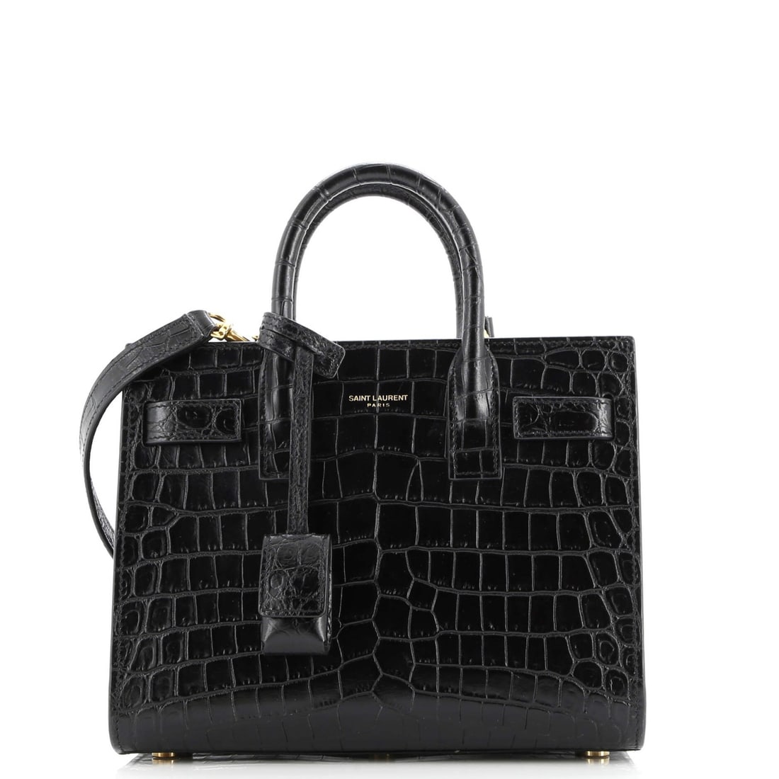 Nano Saint Laurent Sac de Jour NM Bag Crocodile Embossed Leather: Nano Saint Laurent Sac de Jour NM Bag Crocodile Embossed Leather This listing features Nano Saint Laurent Sac de Jour NM Bag Crocodile Embossed Leather. Item specifics are provided below. Item