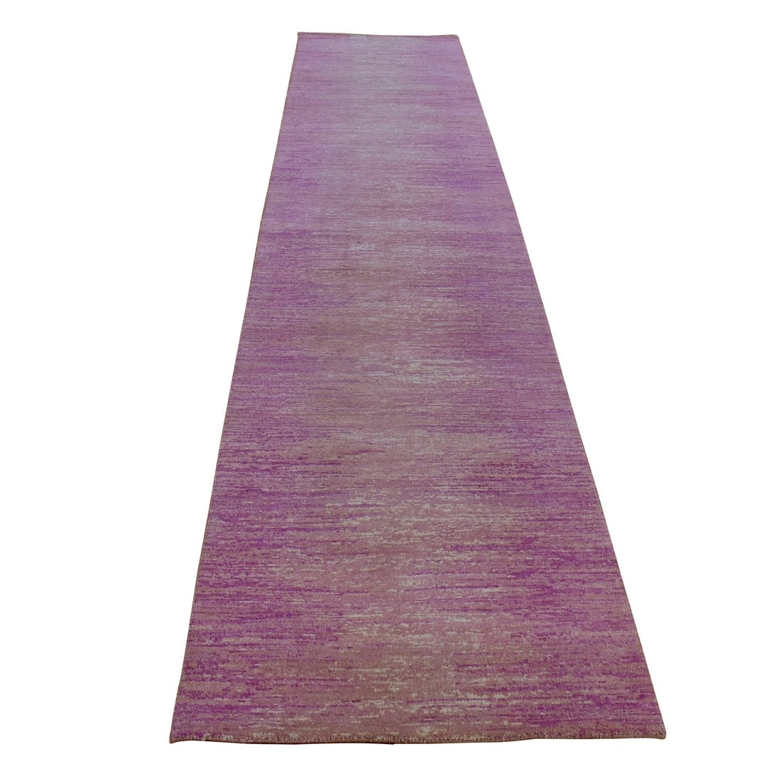 Rug 2'7"x12'3" Hand Knotted Zero Pile Pink Pure Wool Only Runner: Rug 2'7"x12'3" Hand Knotted Zero Pile Pink Pure Wool Only Runner This listing features Rug 2'7"x12'3" Hand Knotted Zero Pile Pink Pure Wool Only Runner. Item specifics are provided below. Item