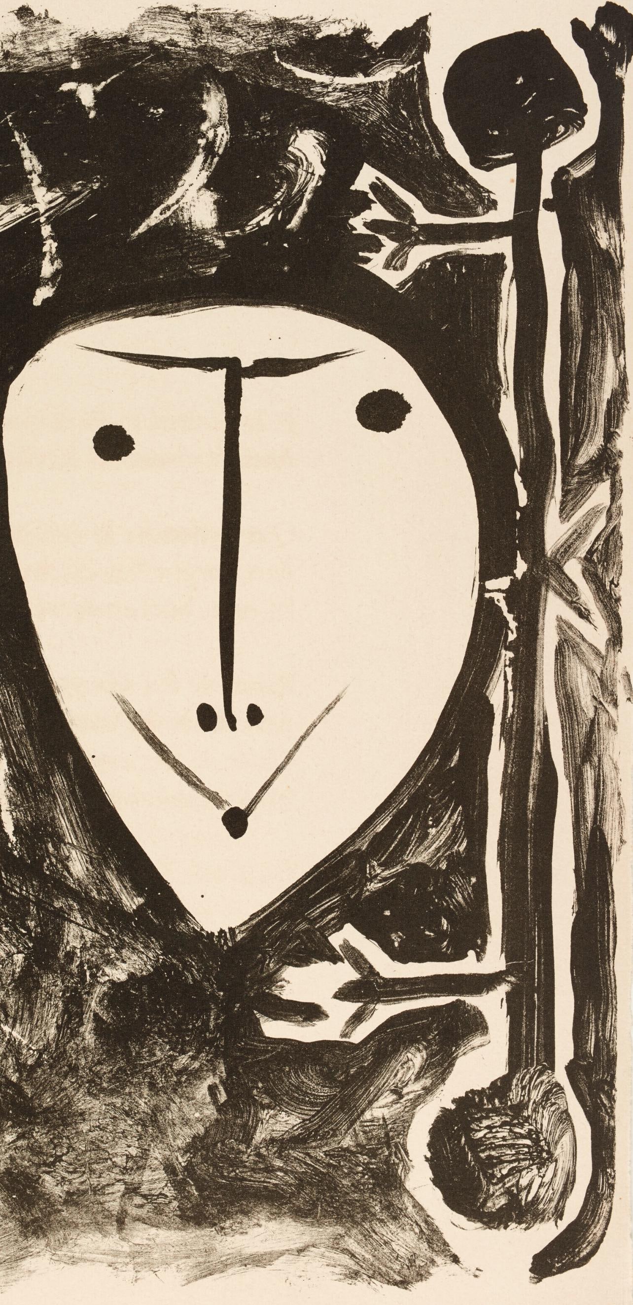 Lithograph - Pablo Picasso - Composition (Bloch 605-608; Mourlot 177; Reue 519-522) - Elegy of - 4