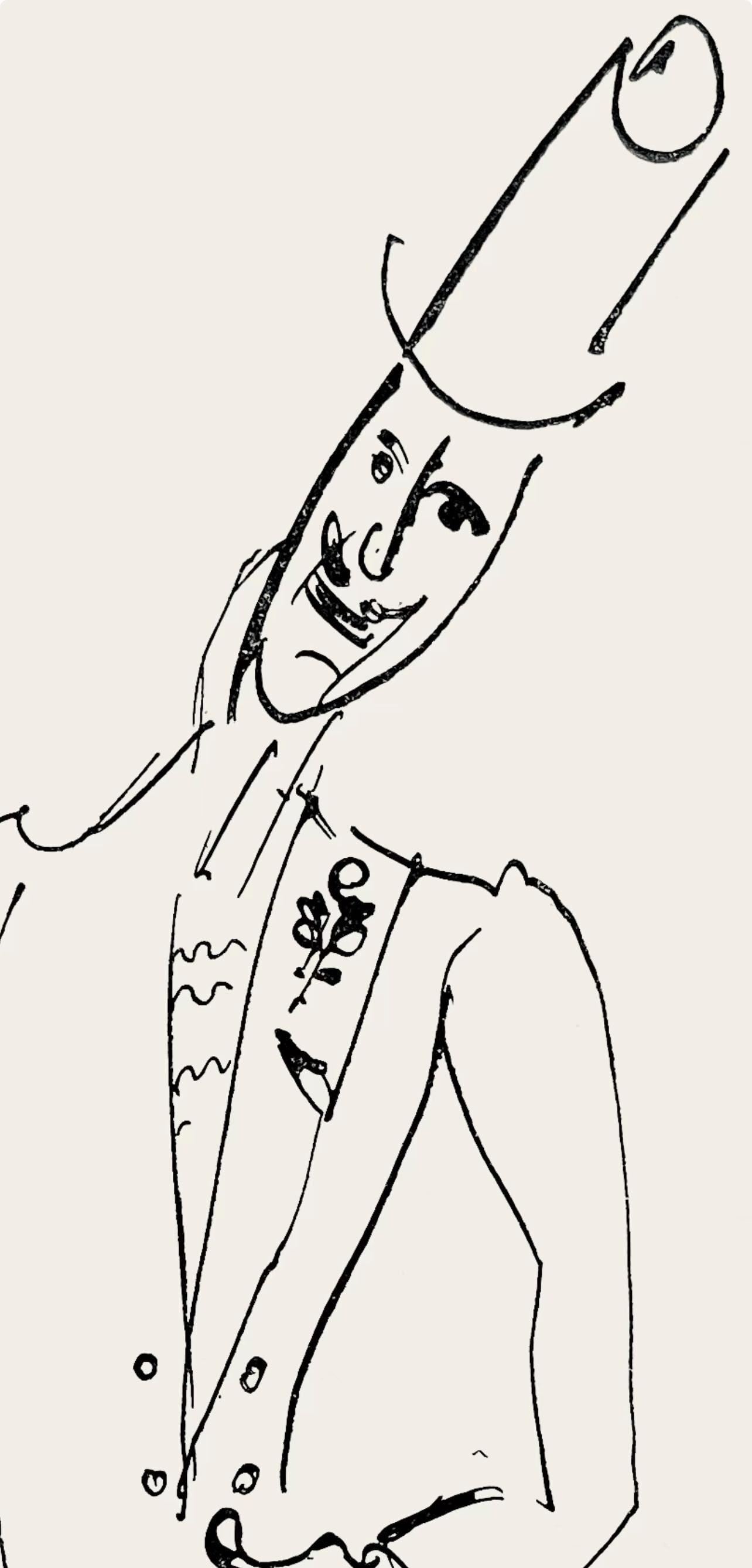 Lithograph - Marc Chagall - Composition - Suite Provinciale avec 92 dessins indits de Marc Chagall - 4