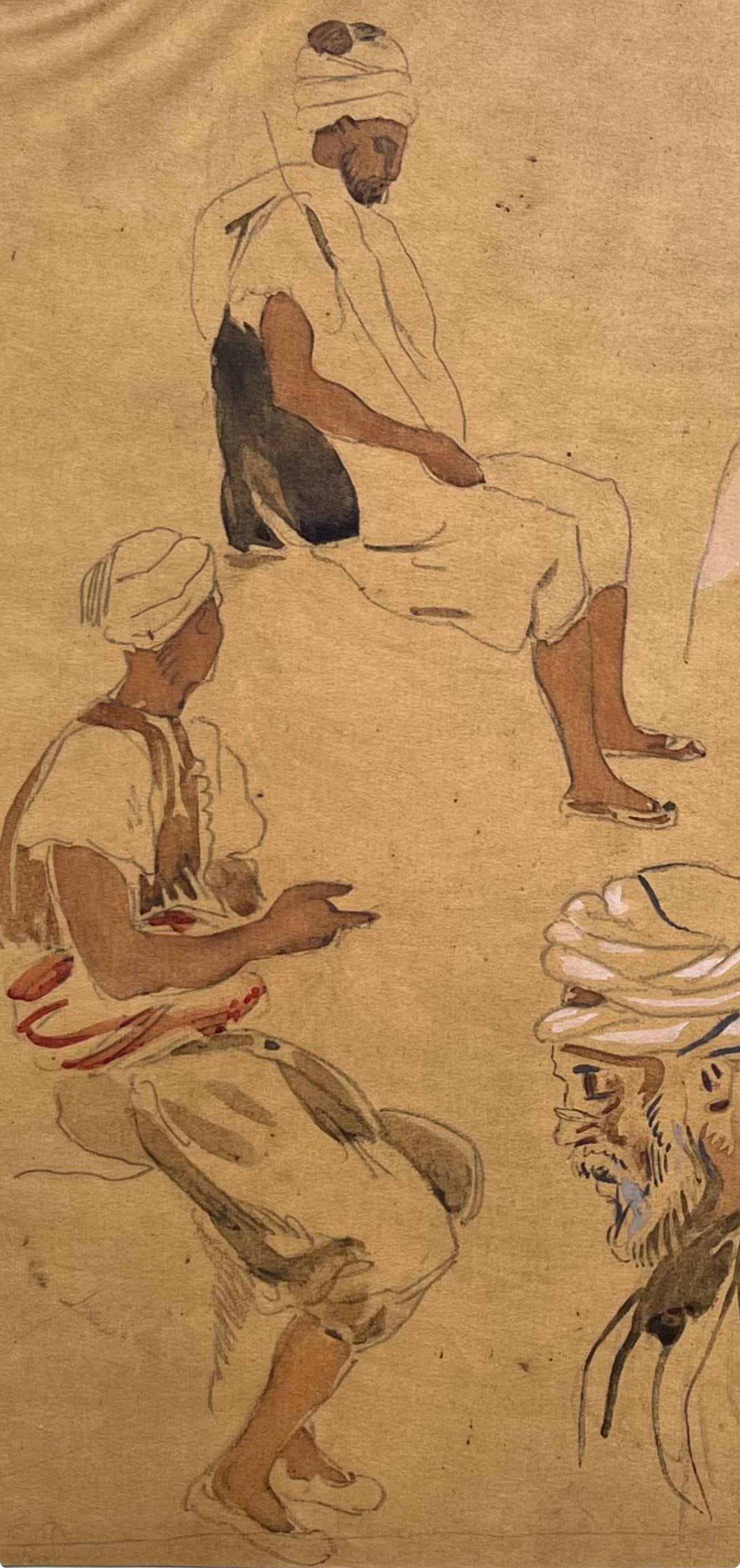 Lithograph - Eugne Delacroix - Composition - Trente et un Dessins et Aquarelles du Maroc - 2