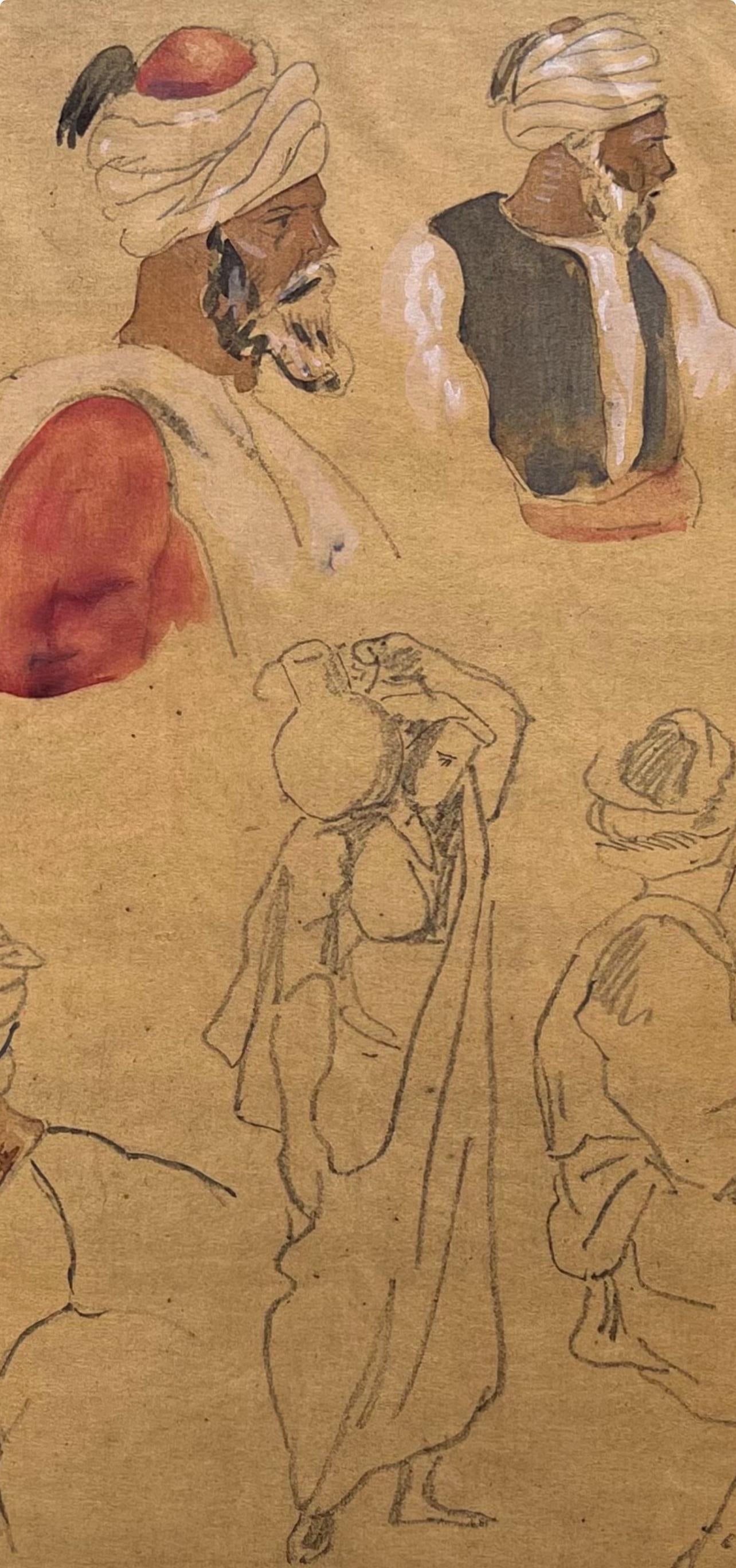 Lithograph - Eugne Delacroix - Composition - Trente et un Dessins et Aquarelles du Maroc - 5