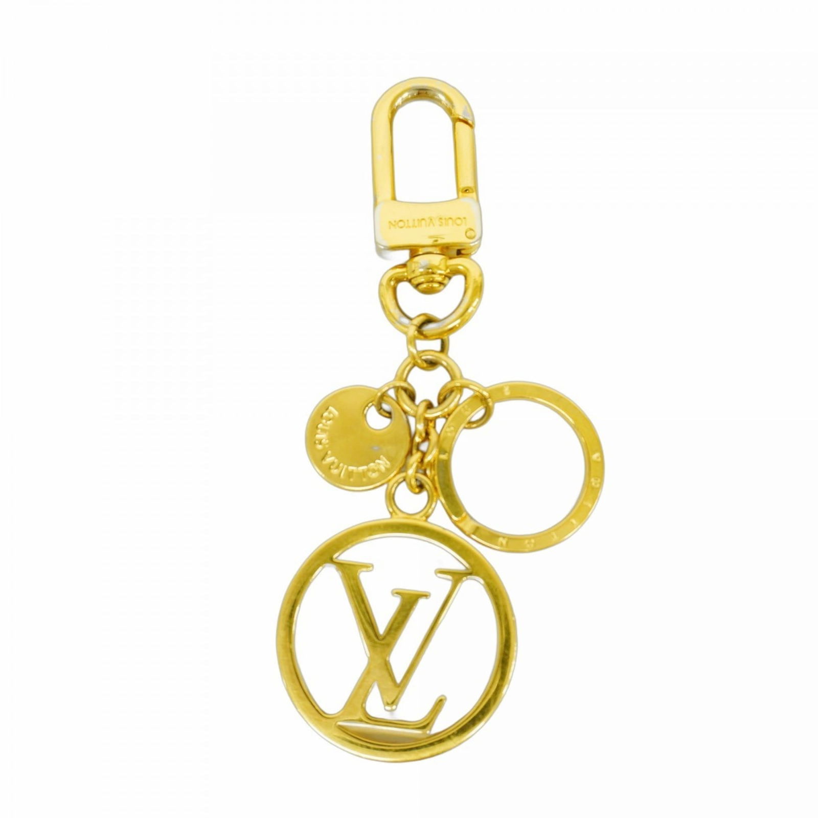 Keyring Louis Vuitton: Keyring Louis Vuitton This listing features Keyring Louis Vuitton. Item specifics are provided below. Item Specifics: Brand: Louis Vuitton Type: Keyring Gender: Women Color: Gold Size (Hxwxd): 11.5cm
