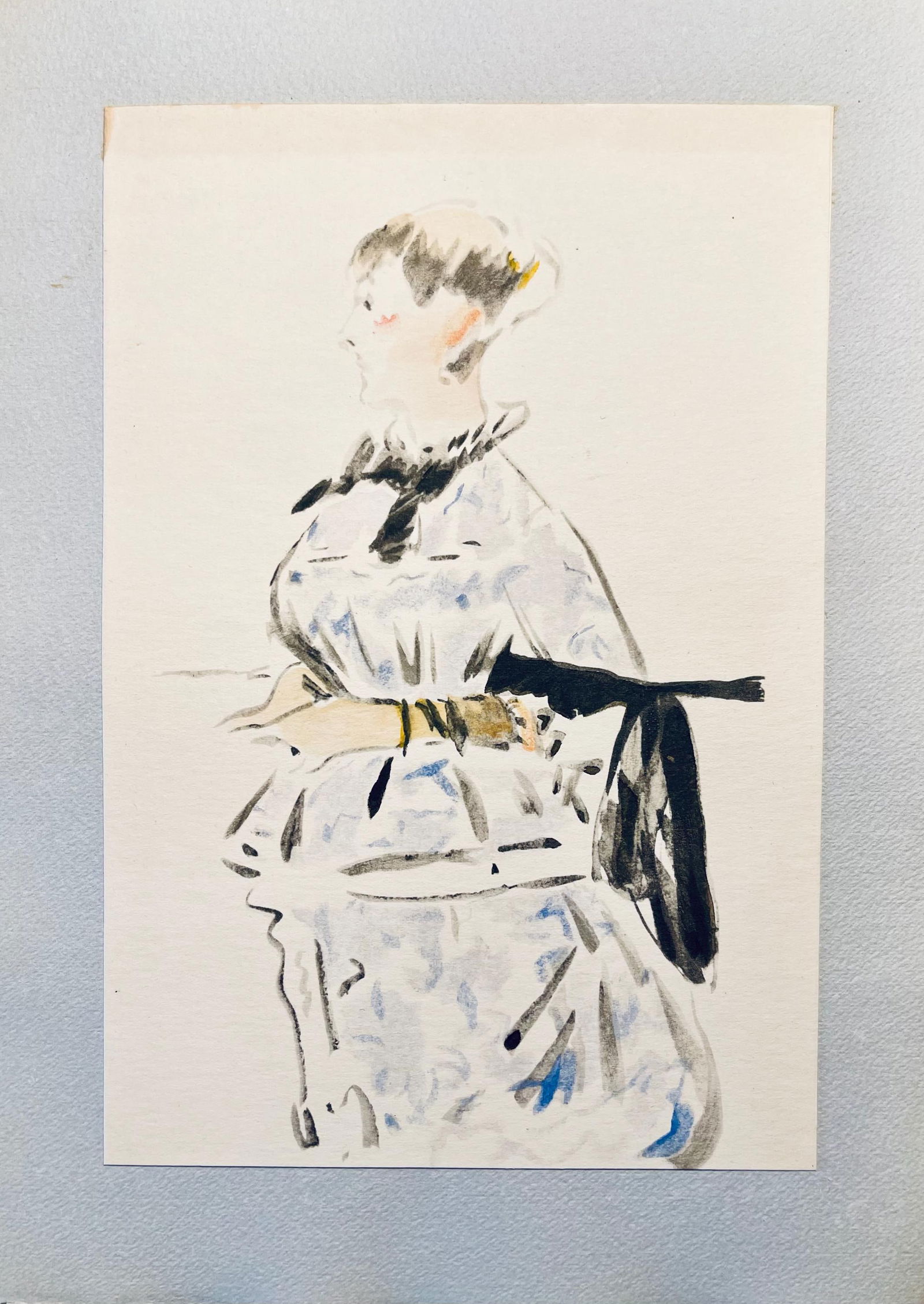 Lithograph - douard Manet - Composition - Letters with Aquarelles - 6