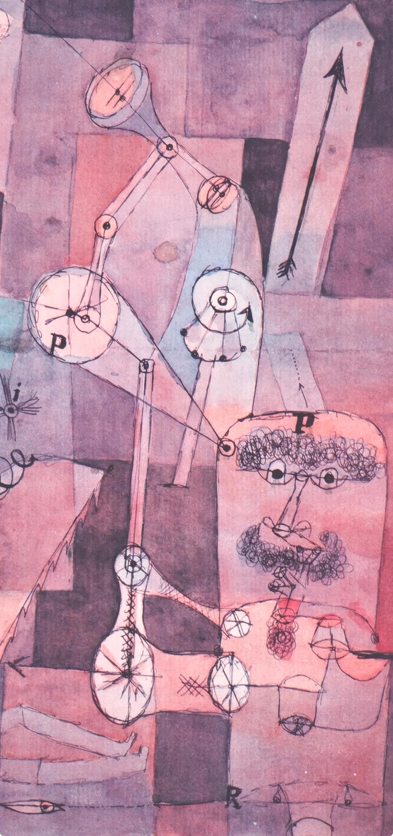 1964 - Paul Klee - Analyse verschiedener Perversitaten - 12 aquarelles - Lithograph and Pochoir - 2