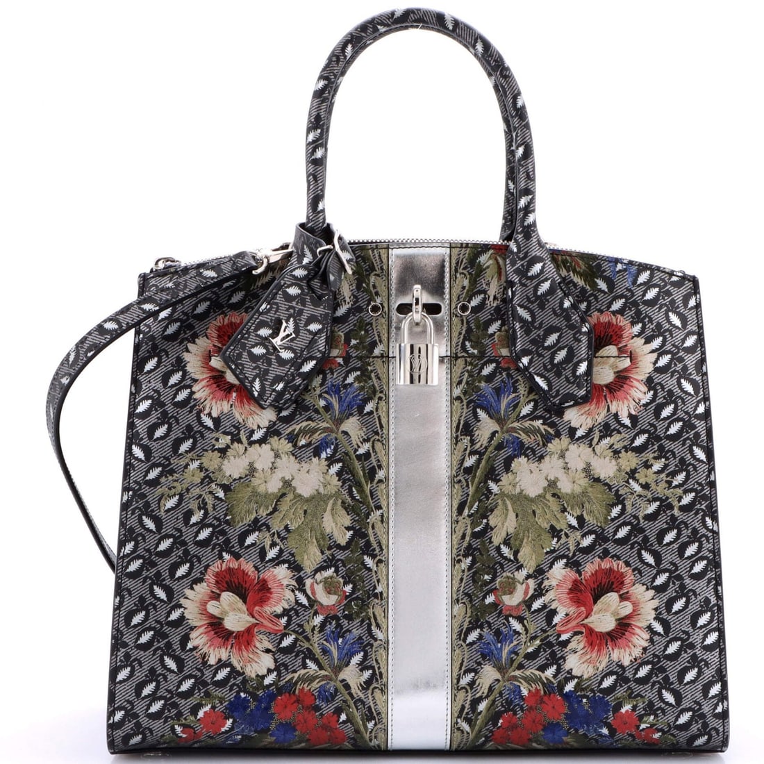 MM Louis Vuitton City Steamer Handbag Floral Printed Epi Leather (1 of 7)
