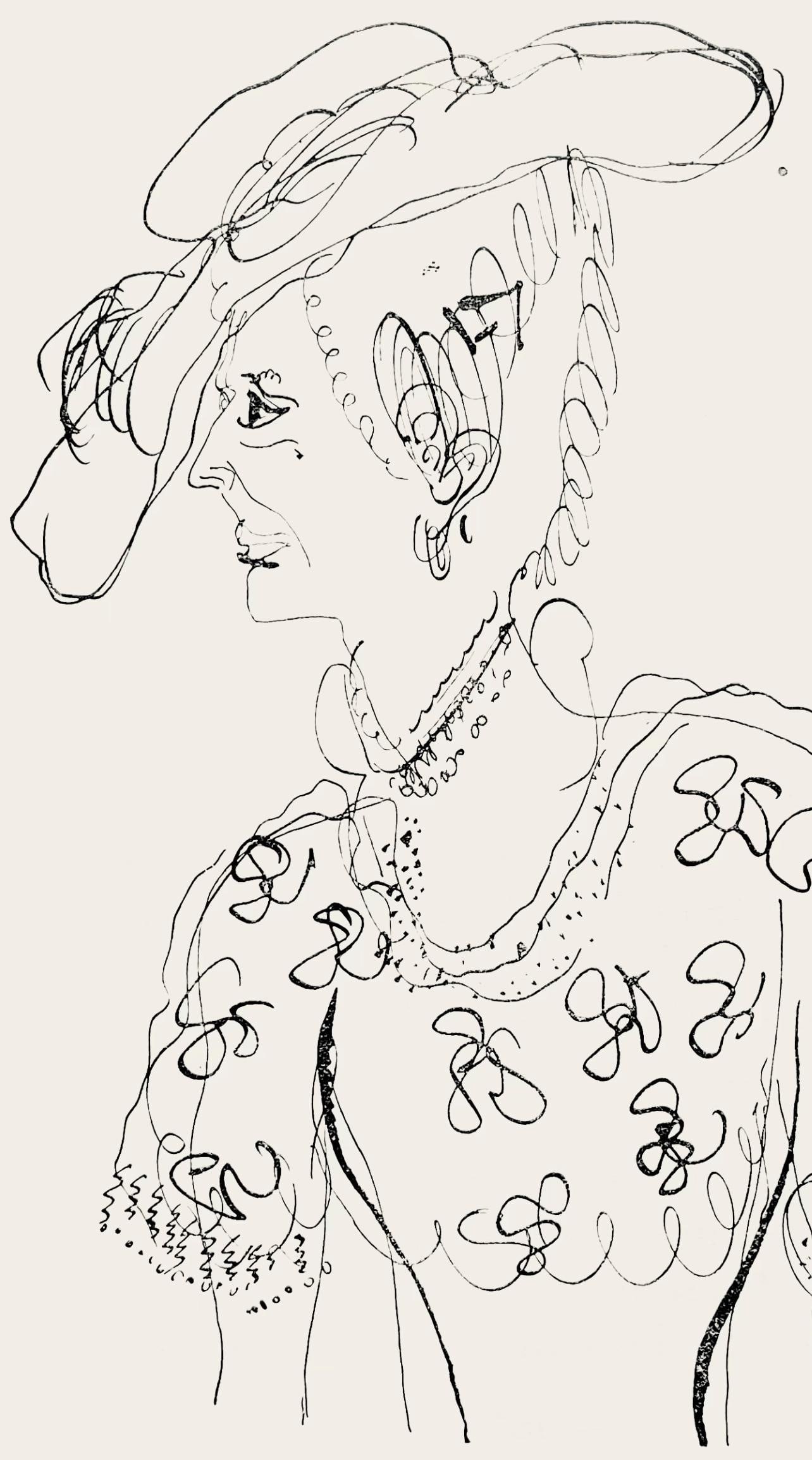 Lithograph - Marc Chagall - Composition - Suite Provinciale avec 92 dessins indits de Marc Chagall - 3