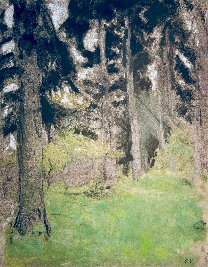 Lithograph - douard Vuillard - Composition - Vuillard - Douze Pastels (1 of 9)