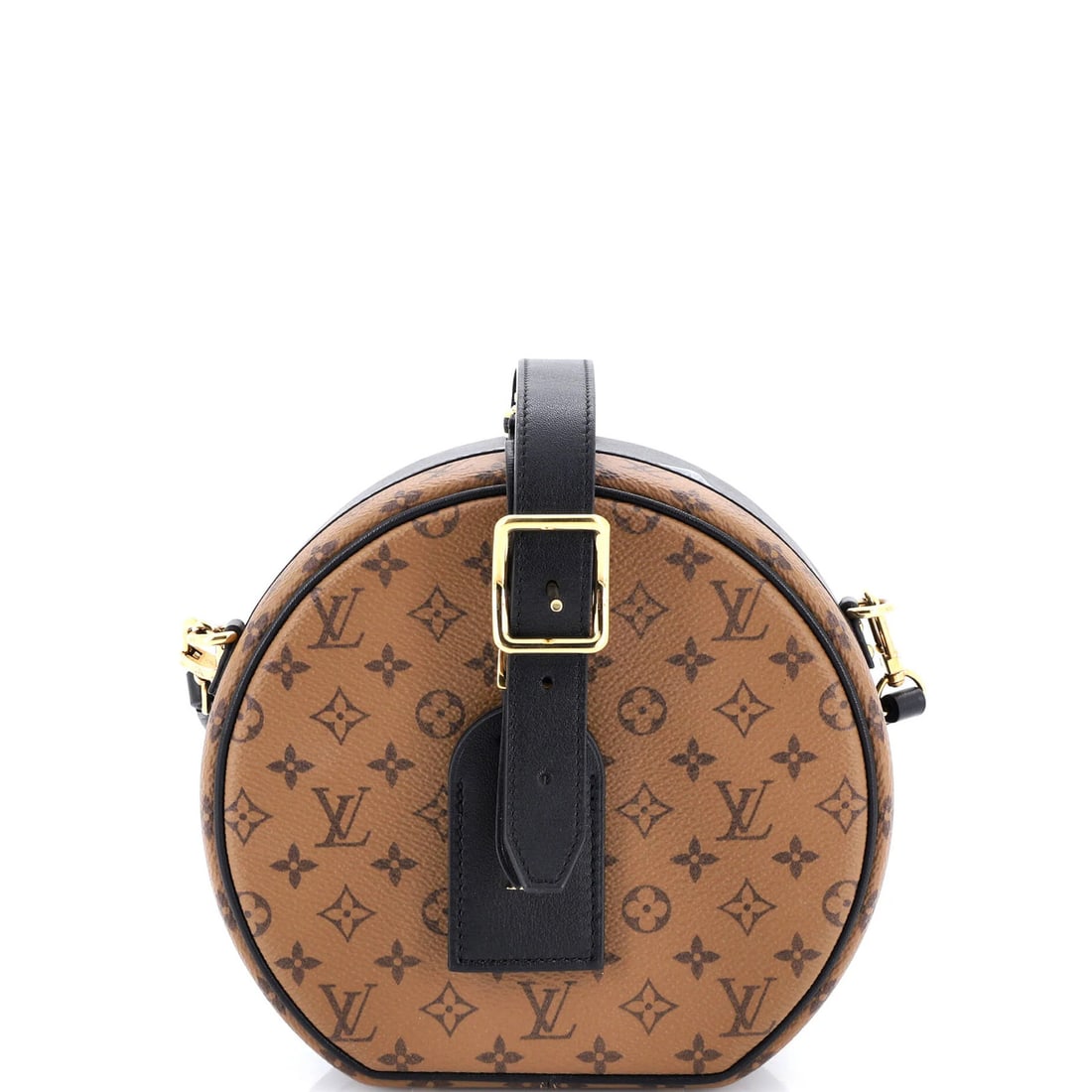 Canvas Louis Vuitton Petite Boite Chapeau Bag Reverse Monogram: Canvas Louis Vuitton Petite Boite Chapeau Bag Reverse Monogram This listing features Canvas Louis Vuitton Petite Boite Chapeau Bag Reverse Monogram. Item specifics are provided below. Item