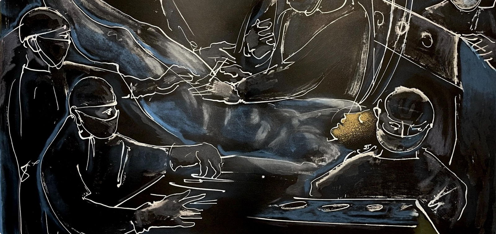 Lithograph - Hans Erni - Composition - Rflexions Simples Sur Le Corps - 3