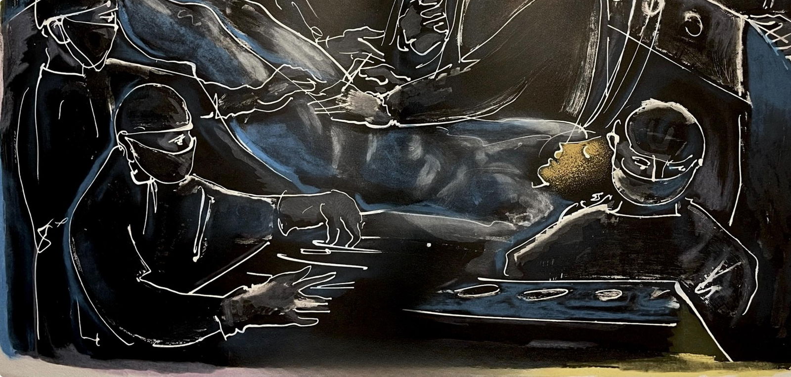 Lithograph - Hans Erni - Composition - Rflexions Simples Sur Le Corps - 4