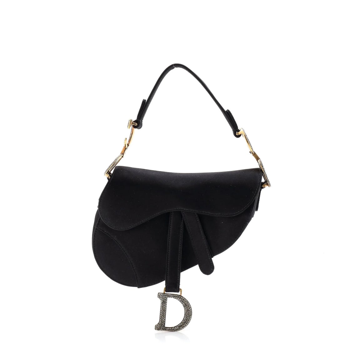 Mini Christian Dior Saddle Handbag Satin with Crystals: Mini Christian Dior Saddle Handbag Satin with Crystals This listing features Mini Christian Dior Saddle Handbag Satin with Crystals. Item specifics are provided below. Item Specifics: Brand: