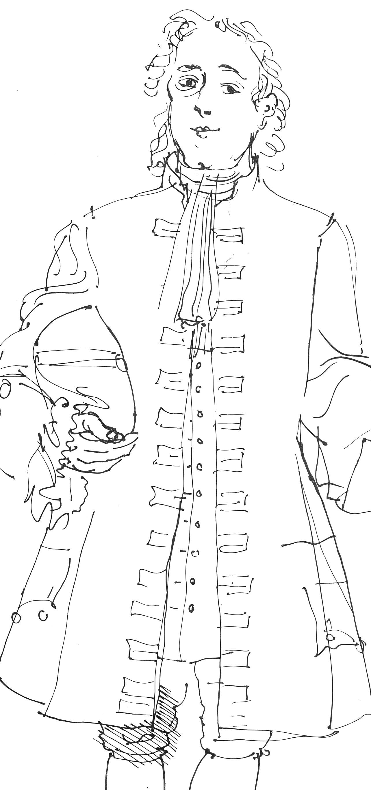 Lithograph - Raoul Dufy - Isaac Newton - Lettre mon peintre Raoul Dufy - 2