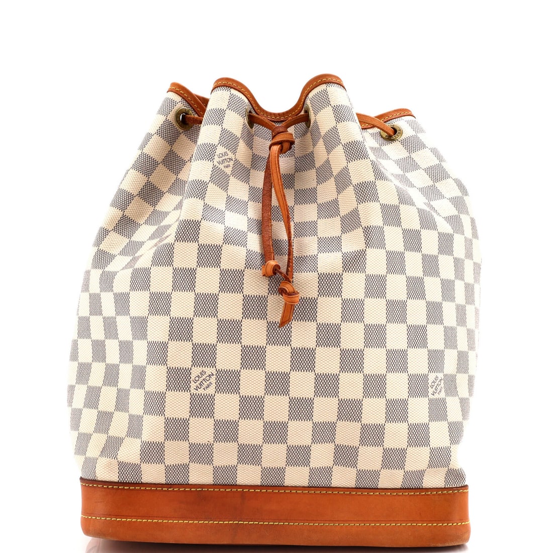 Large Louis Vuitton Noe Handbag Damier: Large Louis Vuitton Noe Handbag Damier This listing features Large Louis Vuitton Noe Handbag Damier. Item specifics are provided below. Item Specifics: Brand: Louis Vuitton Exterior Material: Canvas