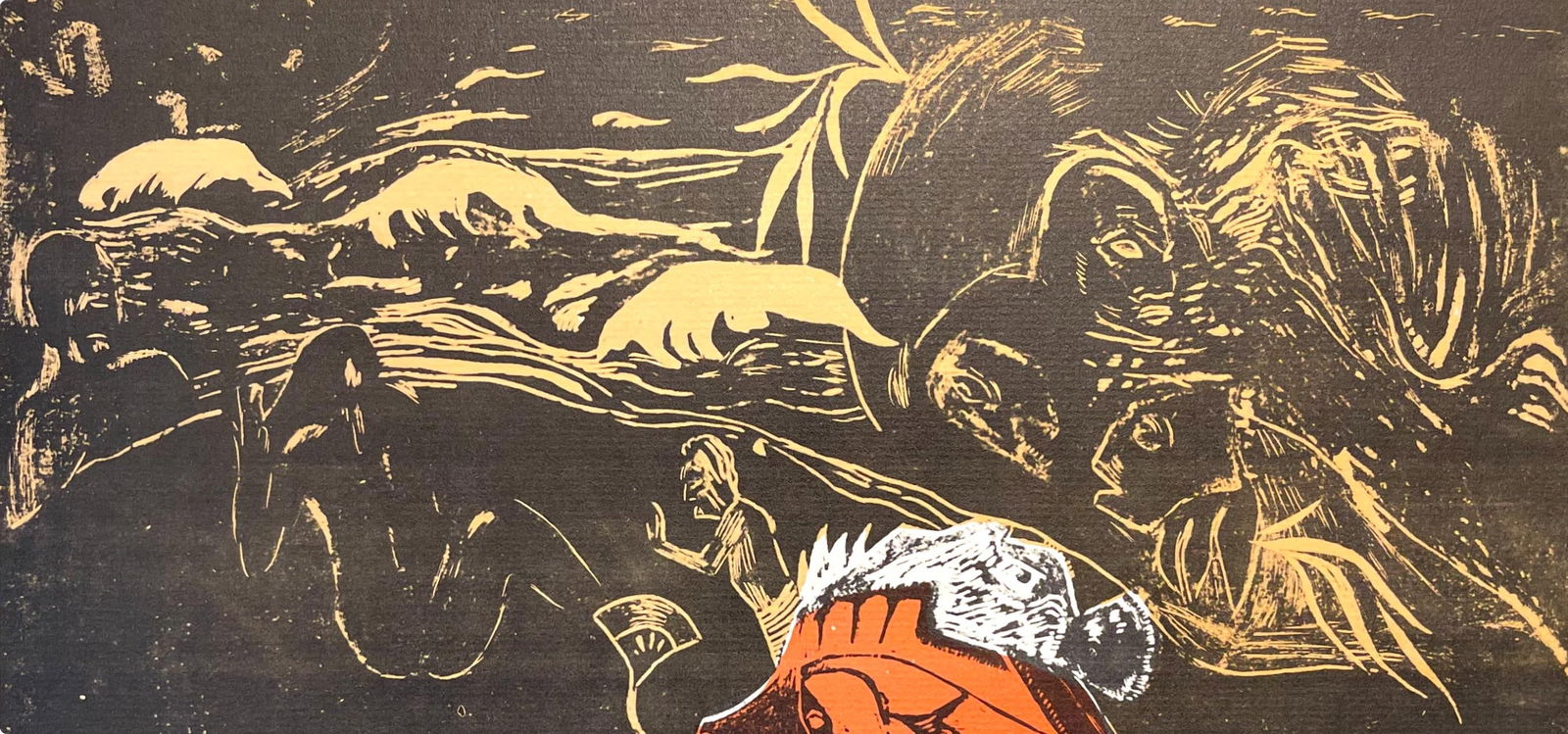 Woodcut - Paul Gauguin - The Creation of the Universe (L'Univers est cr) - 3