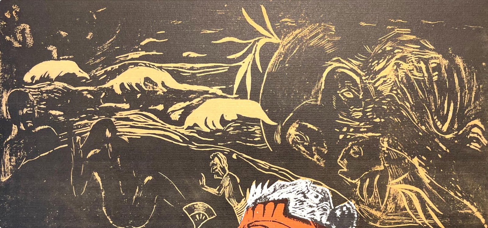 Woodcut - Paul Gauguin - The Creation of the Universe (L'Univers est cr) - 4