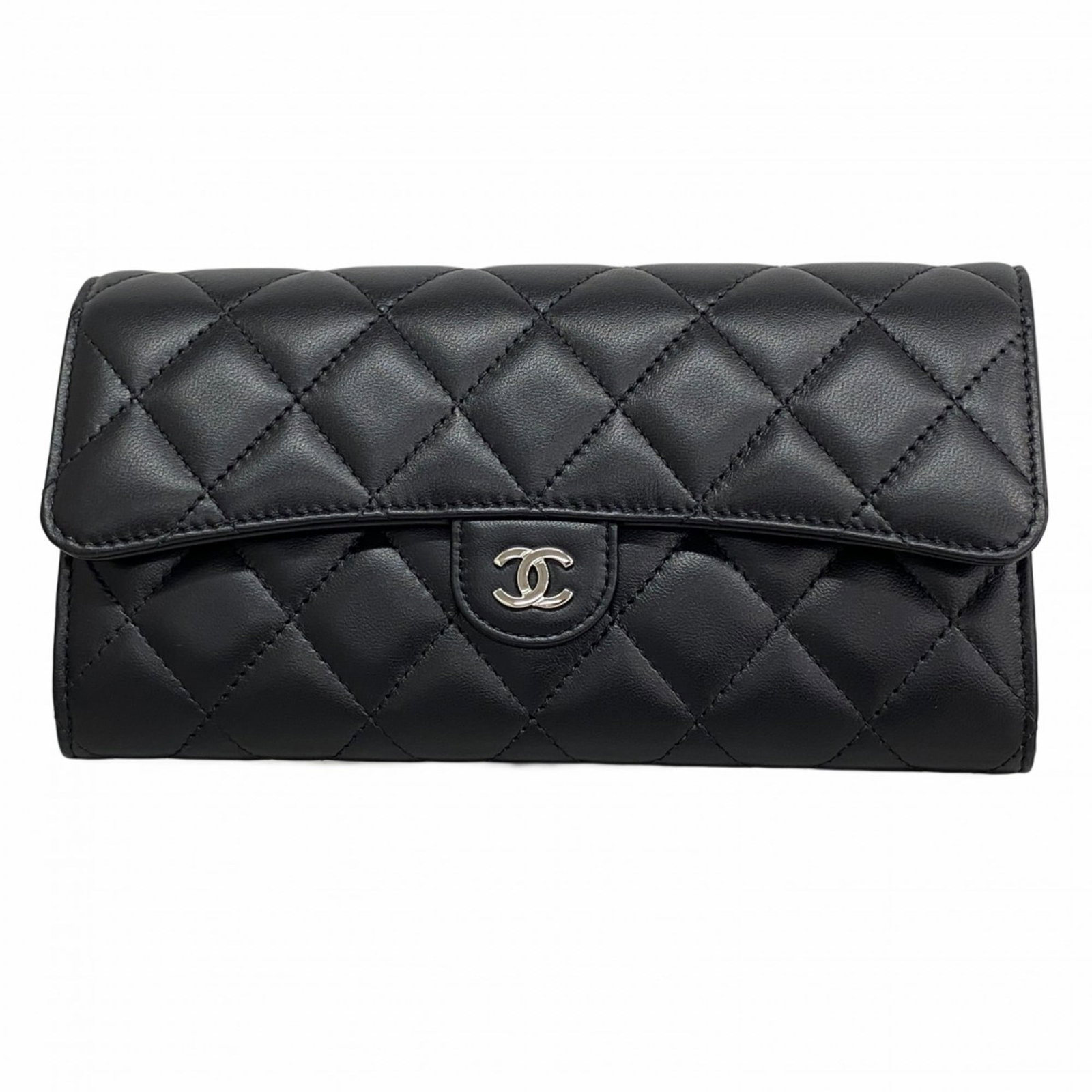 Leather Chanel Long Wallet (Bi-Fold) (1 of 6)