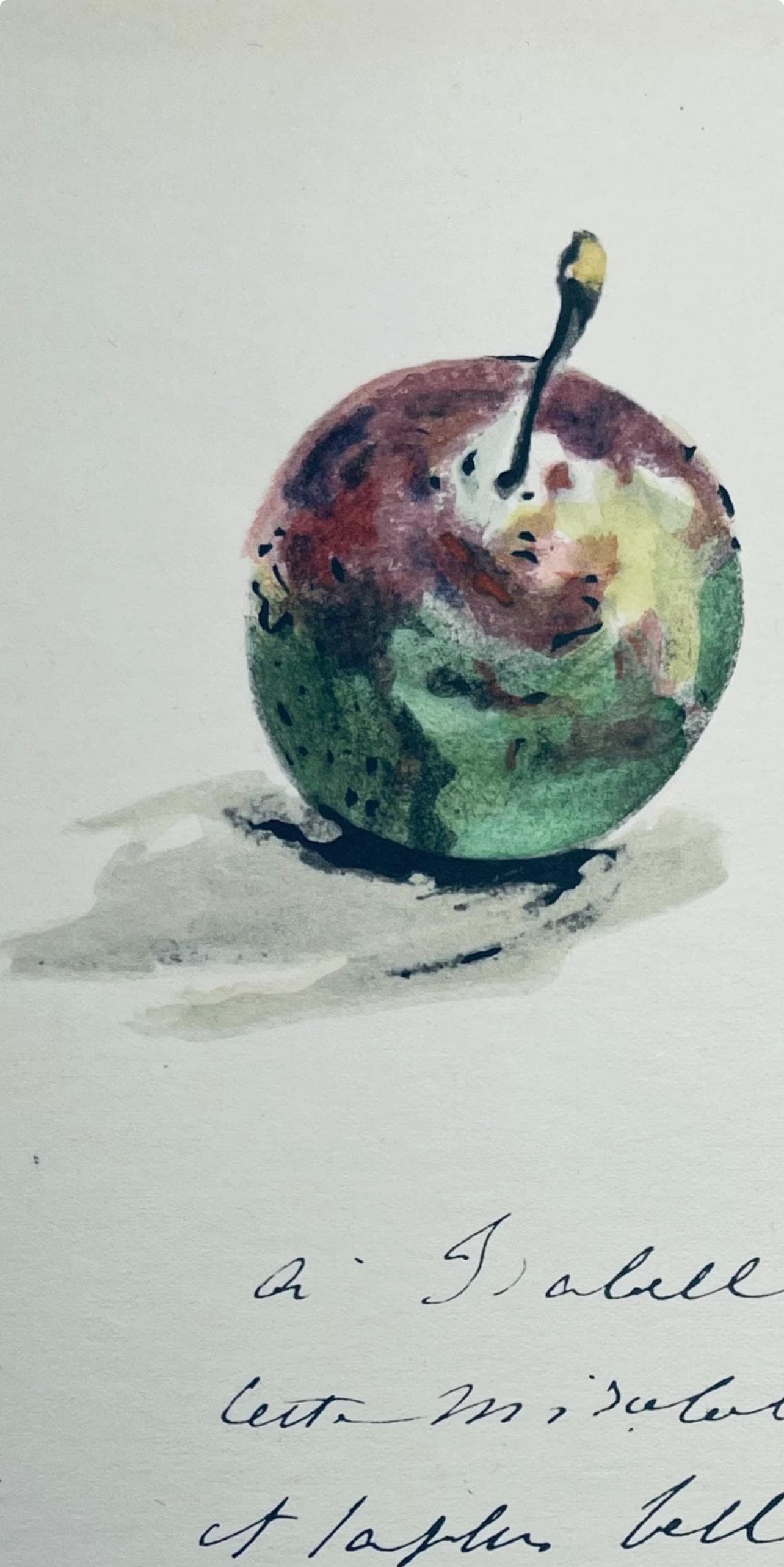 Lithograph - douard Manet - Composition - Letters with Aquarelles - 2