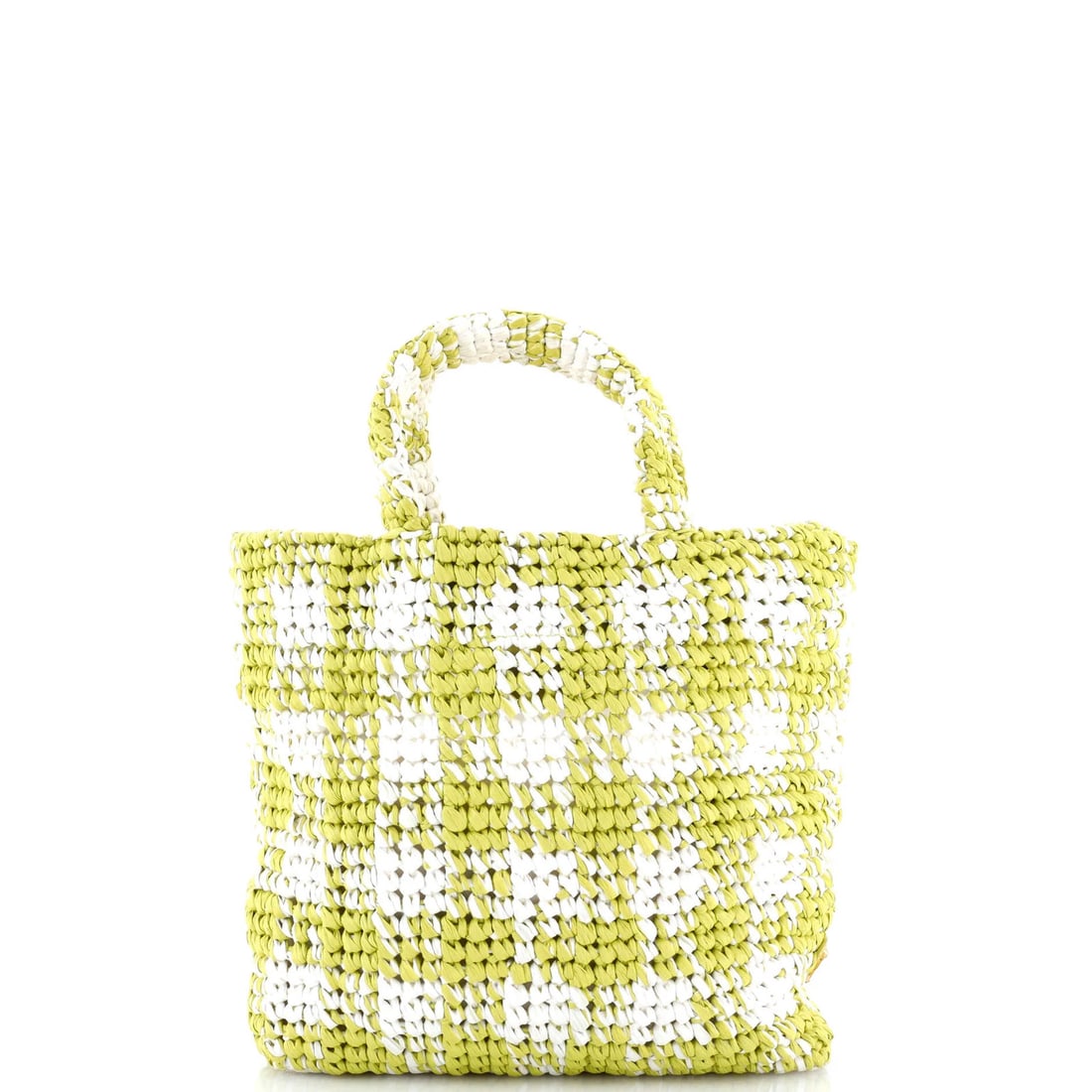 Small Prada Logo Tote Raffia - 3