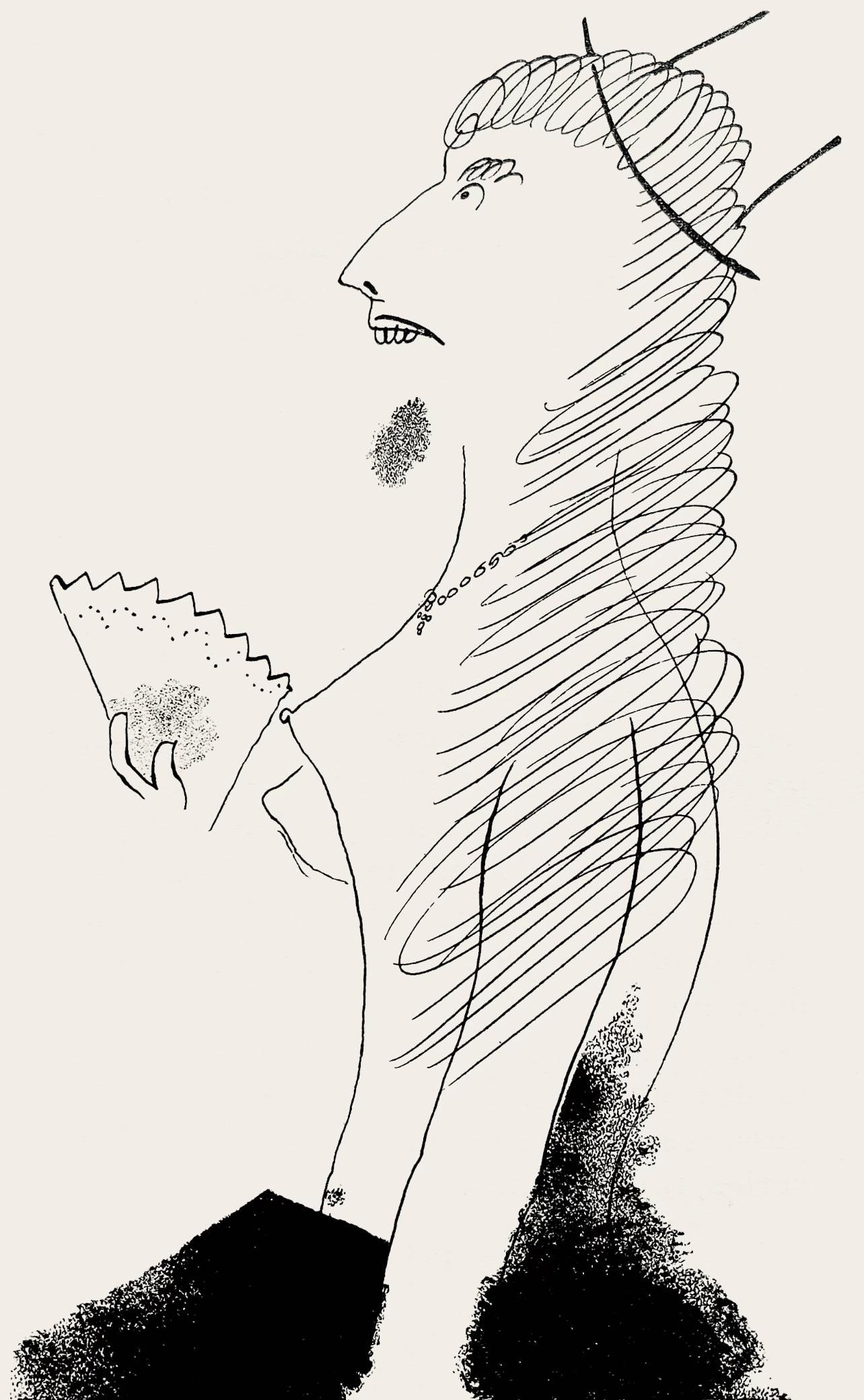 Lithograph - Marc Chagall - Composition - Suite Provinciale avec 92 dessins indits de Marc Chagall - 2