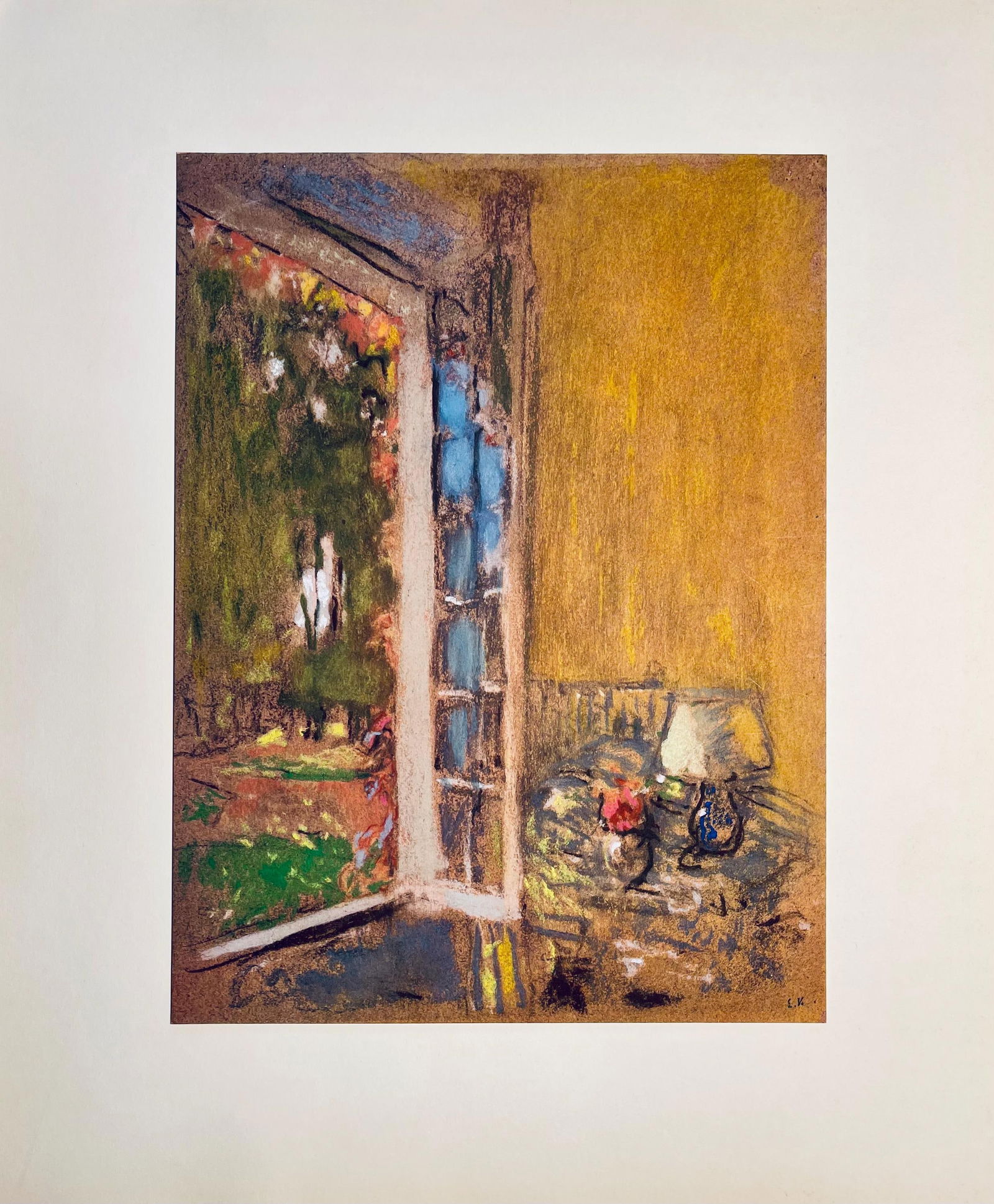 Lithograph - douard Vuillard - Composition - Vuillard - Douze Pastels - 5