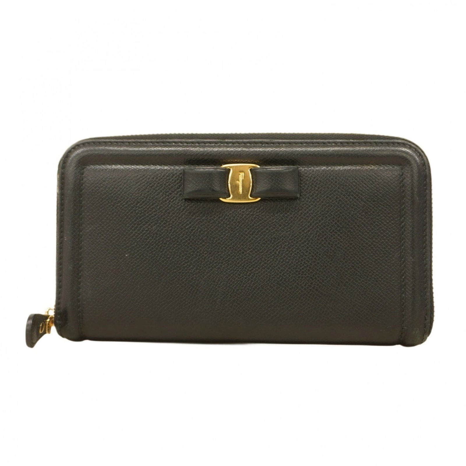 Leather Salvatore Ferragamo Long Wallet (Bi-Fold) (1 of 13)