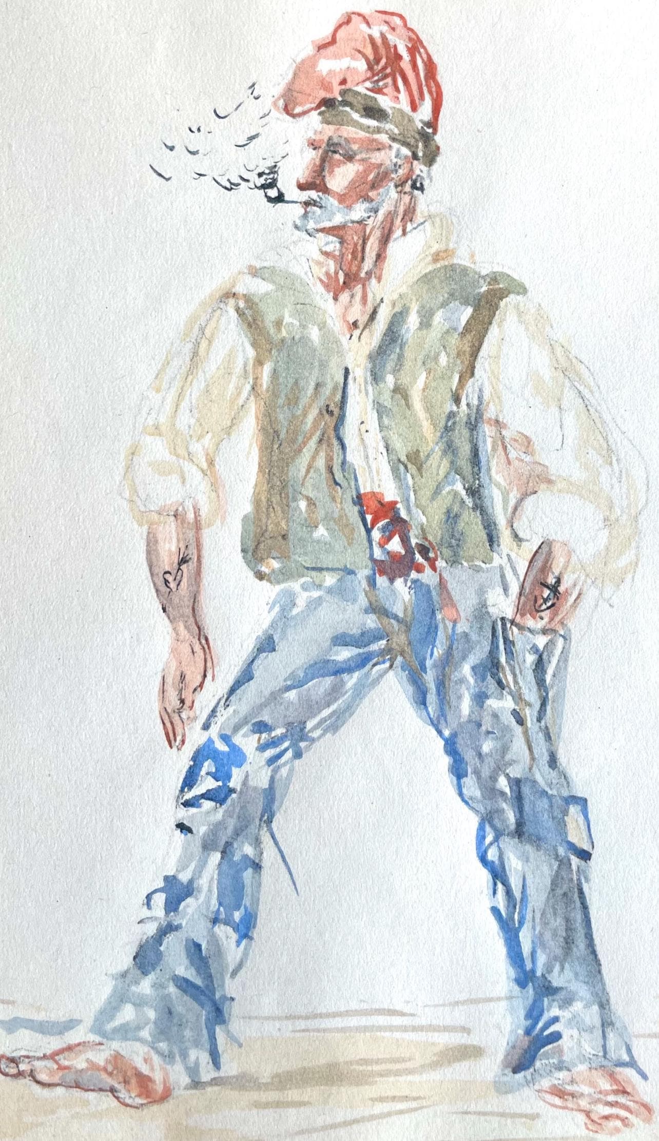 Lithograph - Henri de Toulouse-Lautrec - Composition - Toulouse-Lautrec - Album De Marine - 2