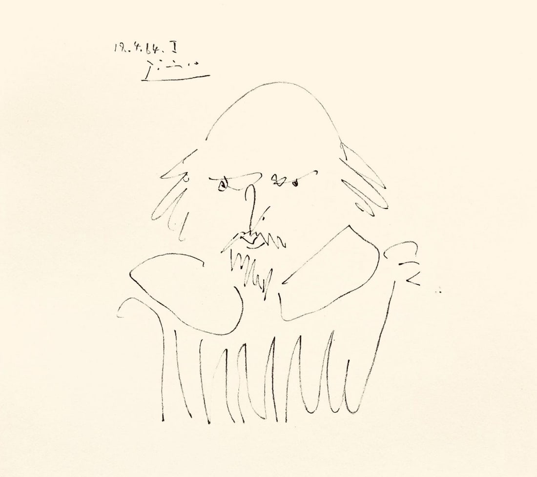Lithograph - Pablo Picasso - Shakespeare X (Bloch 1197) - Picasso-Aragon Shakespeare: Lithograph - Pablo Picasso - Shakespeare X (Bloch 1197) - Picasso-Aragon Shakespeare This listing features Lithograph - Pablo Picasso - Shakespeare X (Bloch 1197) - Picasso-Aragon Shakespeare. Item
