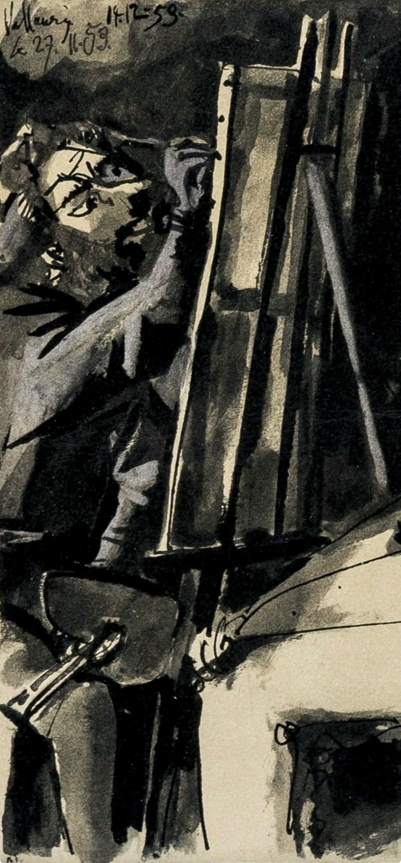 Lithograph - Pablo Picasso - Composition - La Comdie Humaine - Verve - Revue Artistique et Littraire - 2