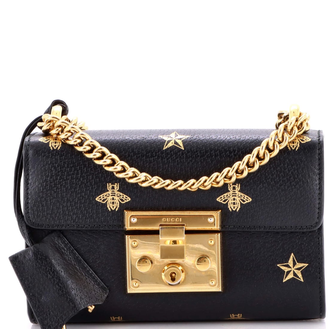 Small Gucci Padlock Shoulder Bag Printed Leather: Small Gucci Padlock Shoulder Bag Printed Leather This listing features Small Gucci Padlock Shoulder Bag Printed Leather. Item specifics are provided below. Item Specifics: Brand: Gucci Exterior