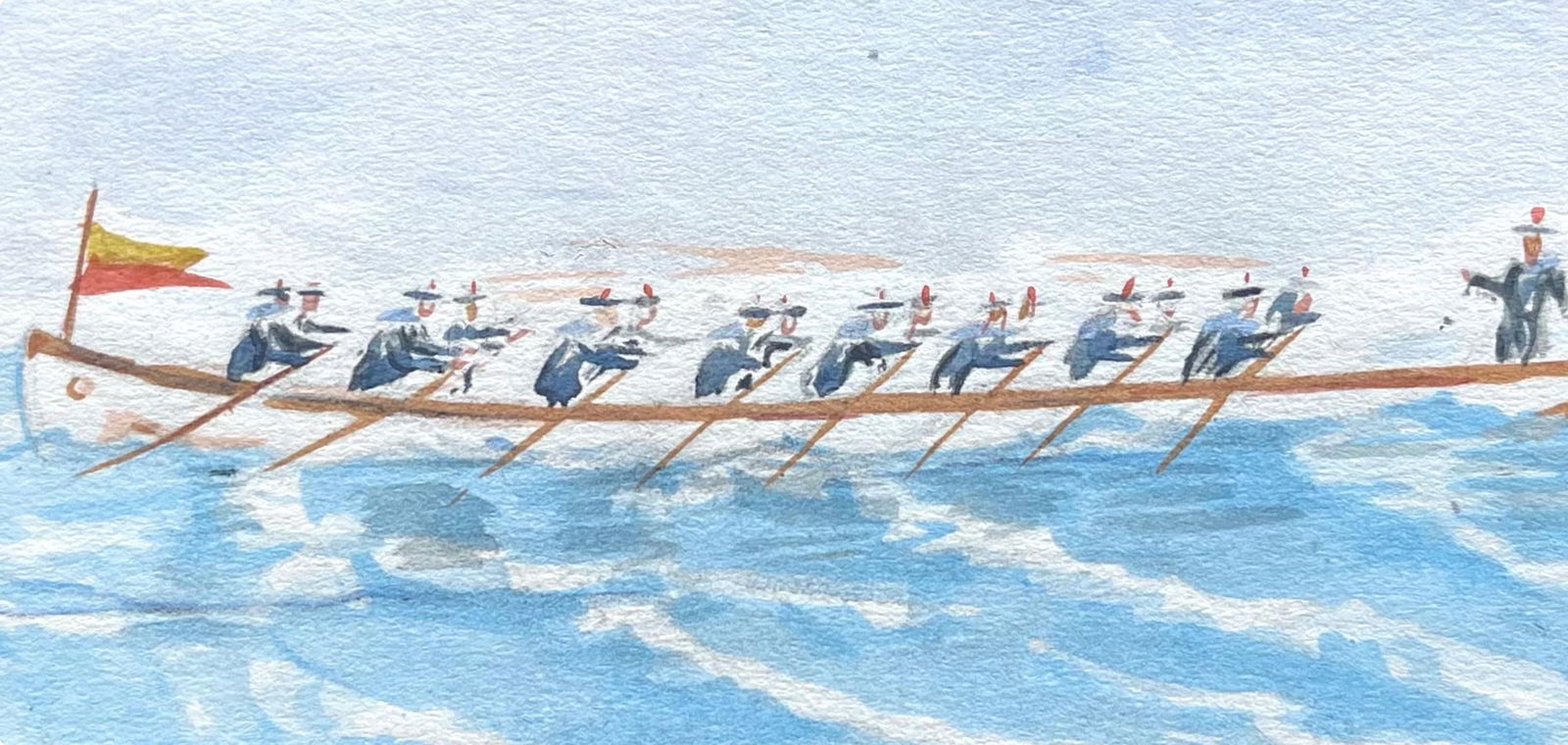 Lithograph - Henri de Toulouse-Lautrec - Composition - Toulouse-Lautrec - Album De Marine - 2