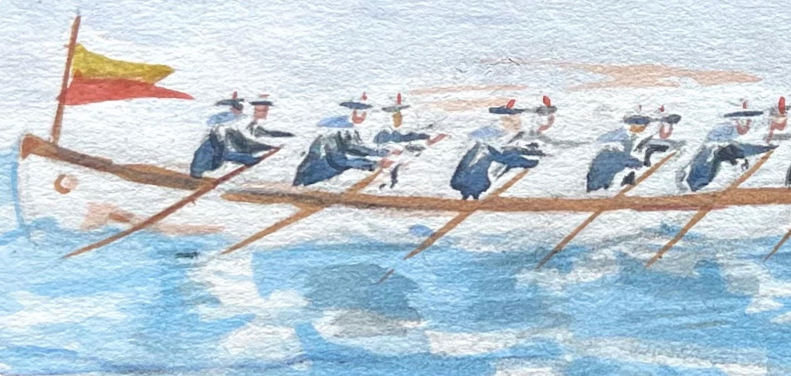 Lithograph - Henri de Toulouse-Lautrec - Composition - Toulouse-Lautrec - Album De Marine - 7