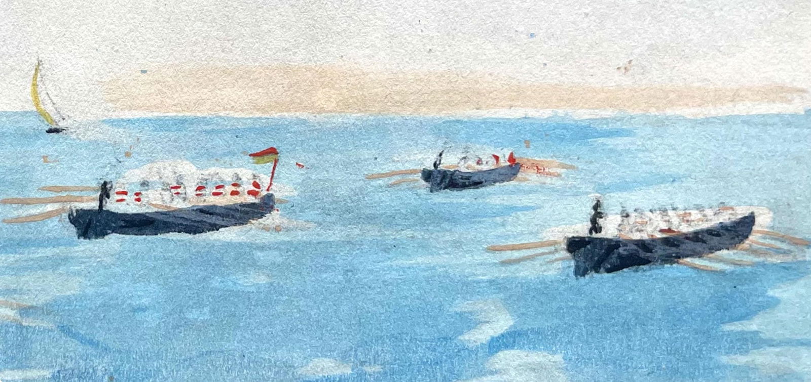 Lithograph - Henri de Toulouse-Lautrec - Composition - Toulouse-Lautrec - Album De Marine - 3