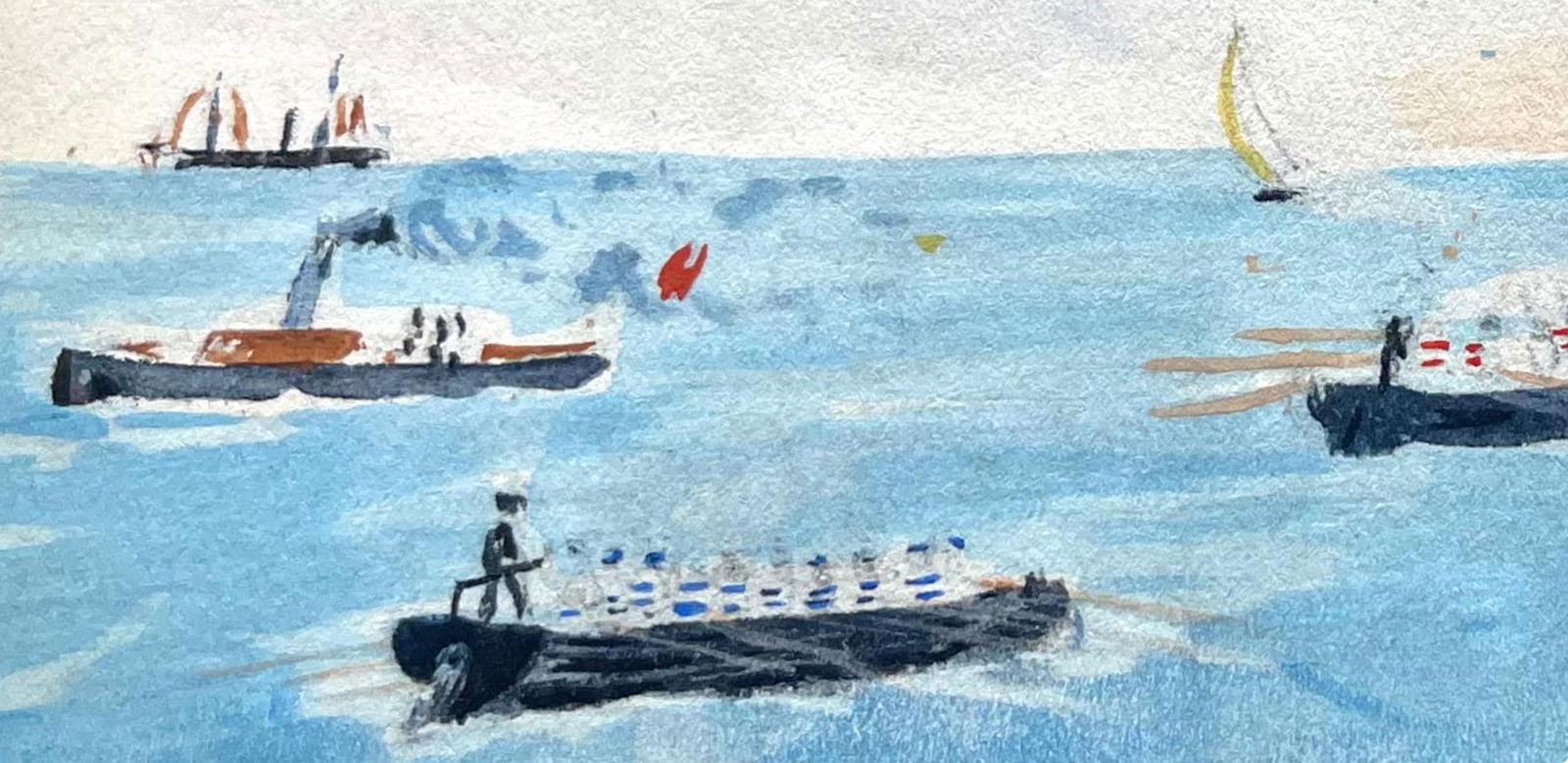 Lithograph - Henri de Toulouse-Lautrec - Composition - Toulouse-Lautrec - Album De Marine - 4