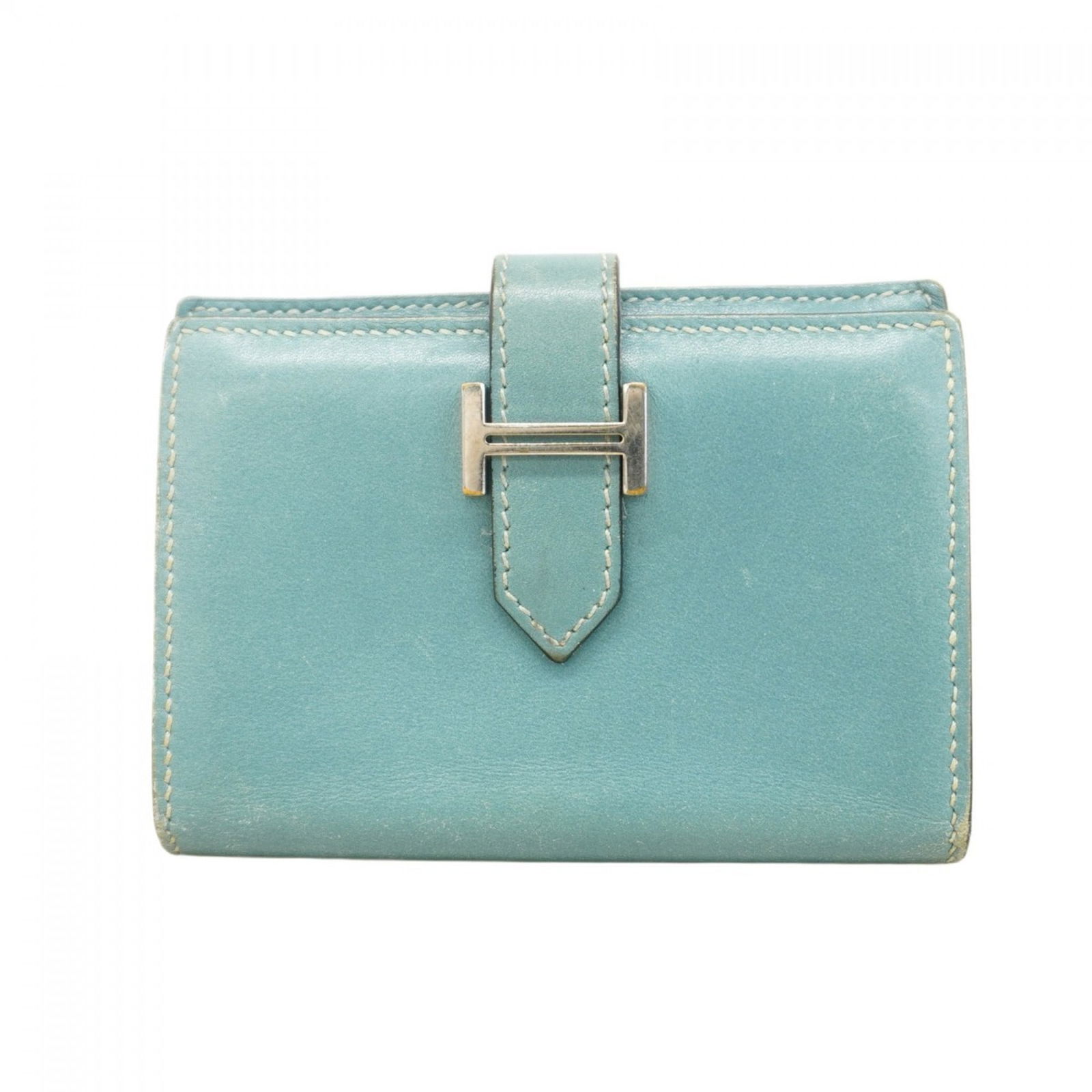 Leather Hermes Business Card Case Box Calf (1 of 11)