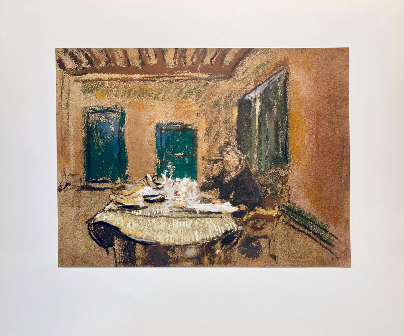 Lithograph - douard Vuillard - Composition - Vuillard - Douze Pastels - 5