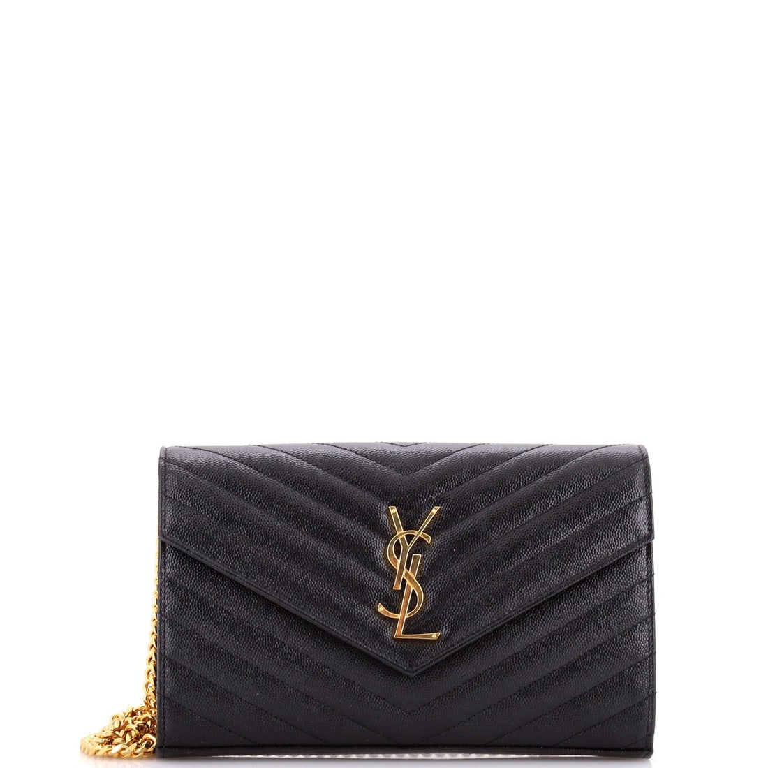 Medium Saint Laurent Classic Monogram Wallet on Chain Matelasse Chevron Leather: Medium Saint Laurent Classic Monogram Wallet on Chain Matelasse Chevron Leather This listing features Medium Saint Laurent Classic Monogram Wallet on Chain Matelasse Chevron Leather. Item specifics