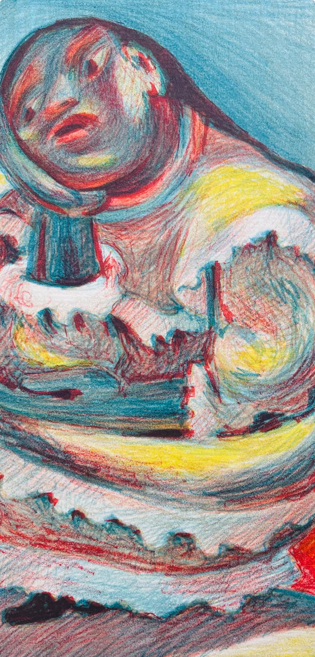 Lithograph - Jean Charlot - Composition - 3