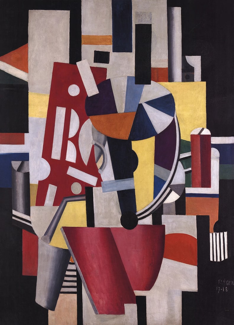 2014 FERNAND LEGER Composition The Typographer (No Border) 57.5" x 41.5" Poster (1 of 1)
