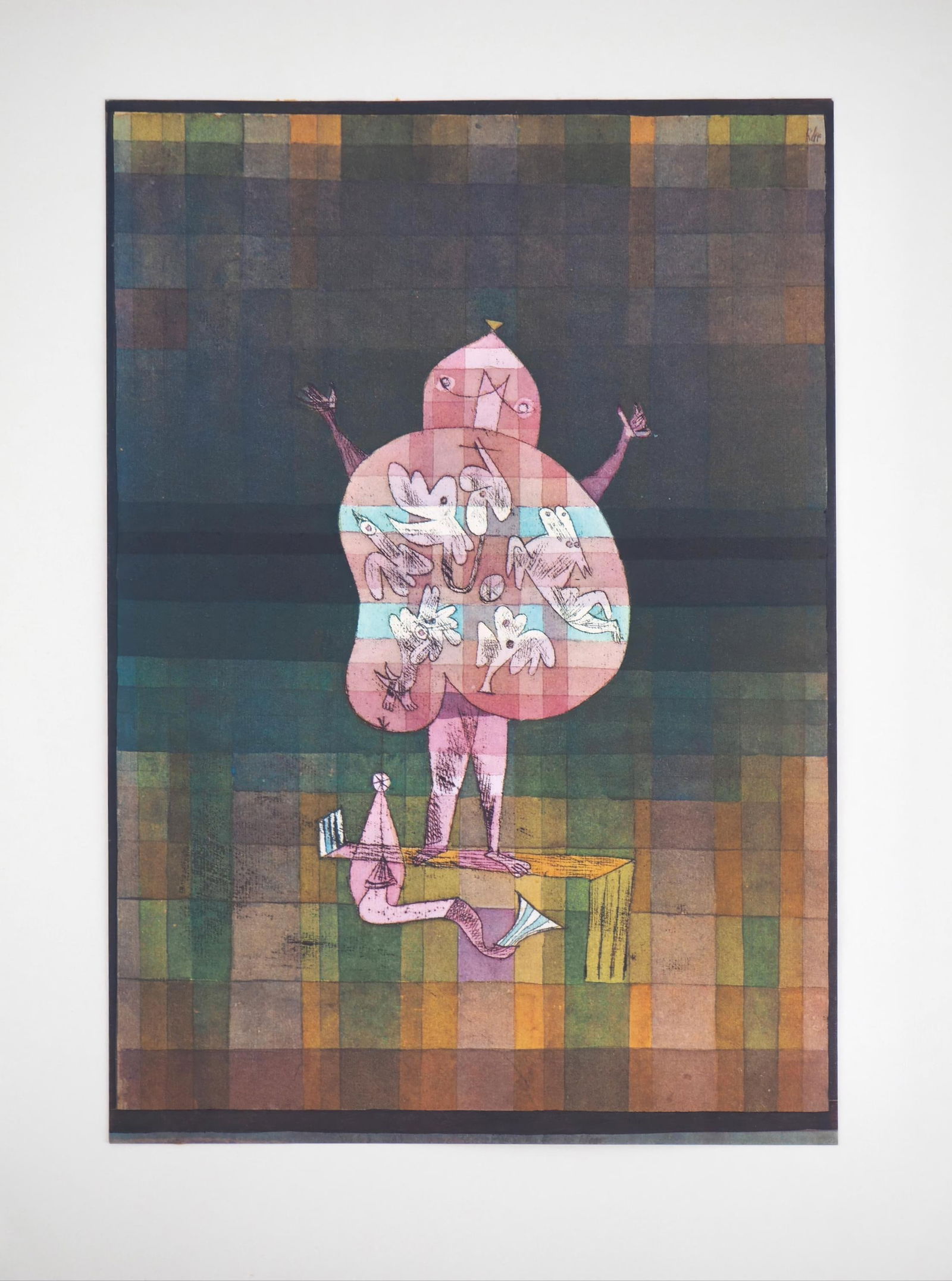 1964 - Paul Klee - Bauchredner und Rufer im Moor - 12 aquarelles - Lithograph and Pochoir - 5