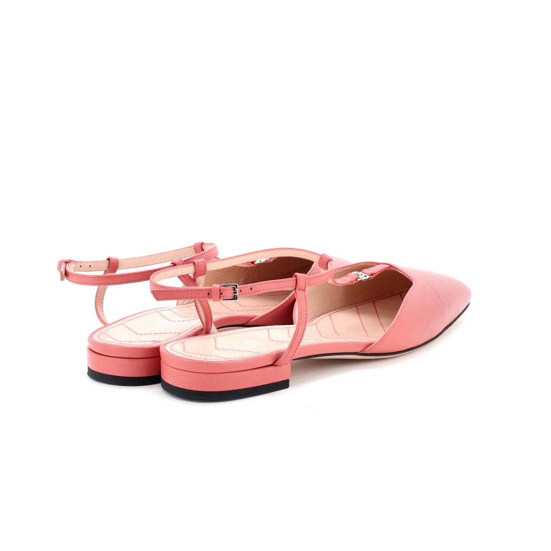 Leather Gucci Women's GG Slingback Flats - 3