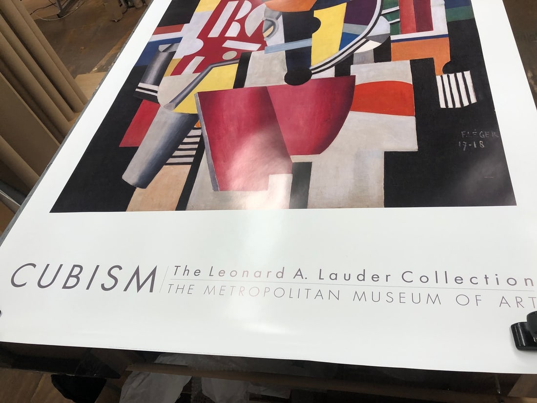 M FERNAND LEGER Composition (The Typographer) 78" x 47.75" Poster 2014 Modernism - 12