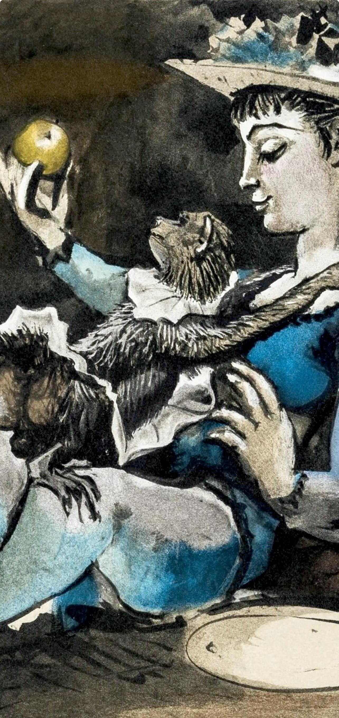 Lithograph - Pablo Picasso - Composition - La Comdie Humaine - Verve - Revue Artistique et Littraire - 4